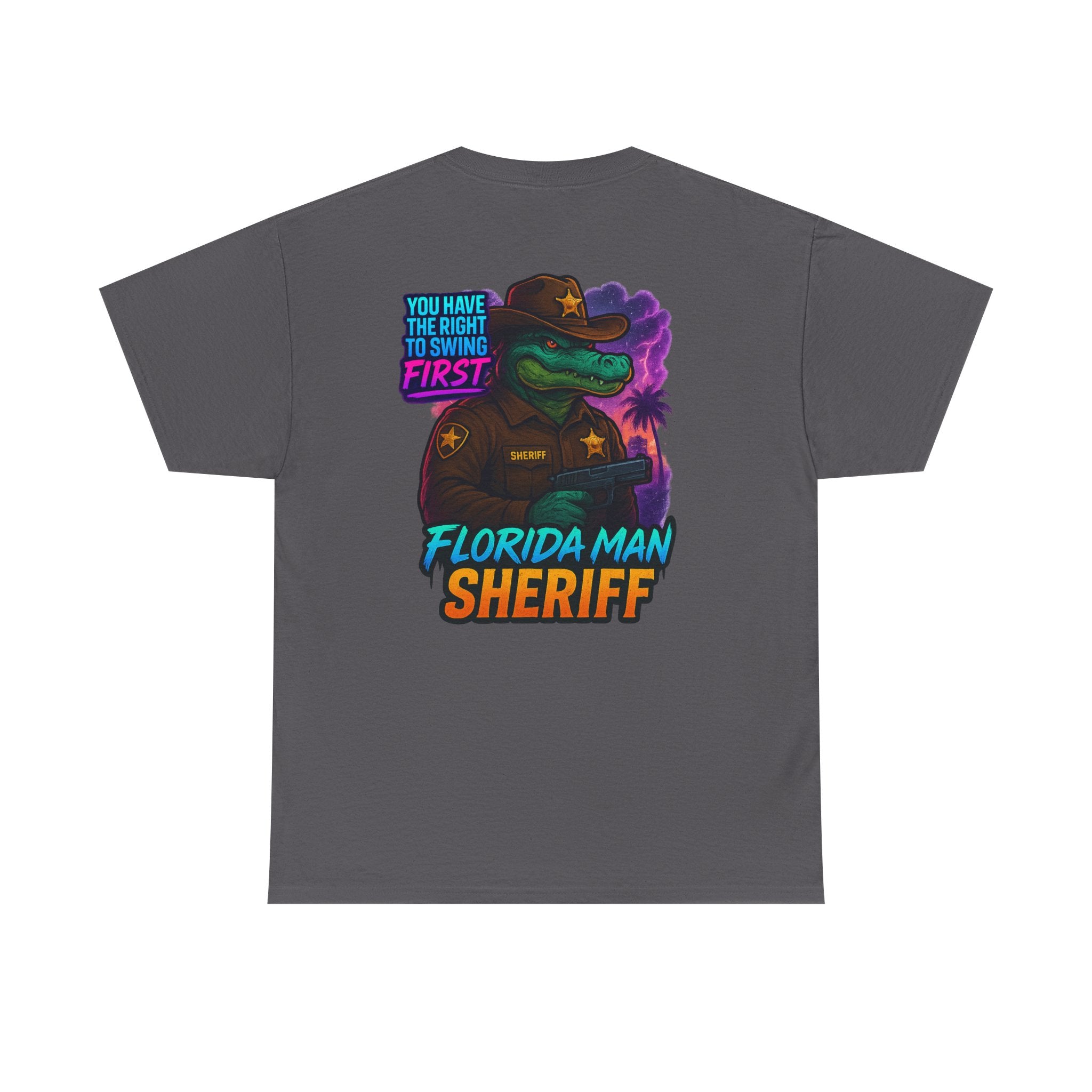 Florida Man Sheriff Tee - Fun Unisex Cotton T-Shirt, Graphic Tee for Florida Lovers, Gift for Dads, Unique Humor Shirt, Casual Wear