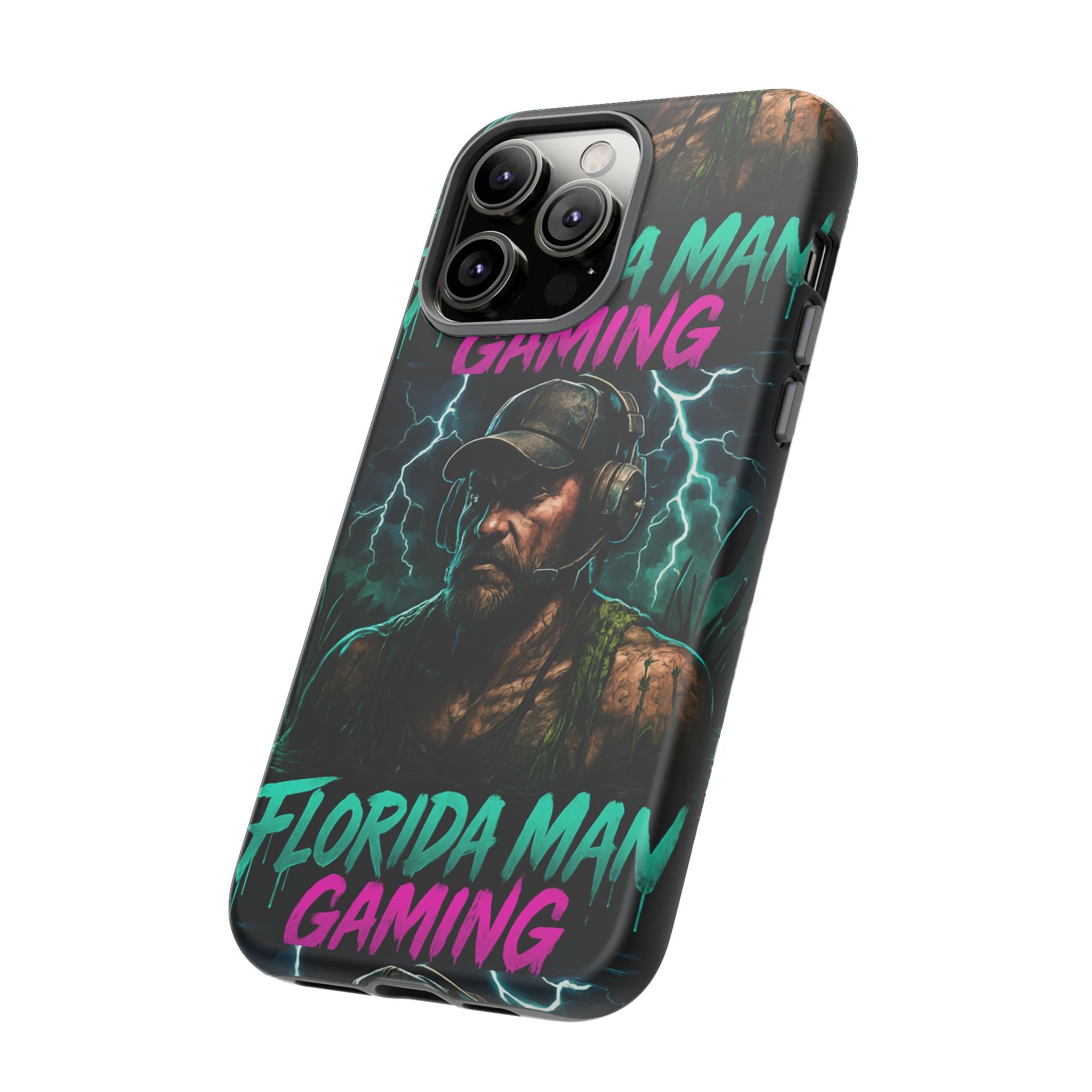 Phone Case - Florida Man Gaming Mascot Rising from the Swamp Tough Case