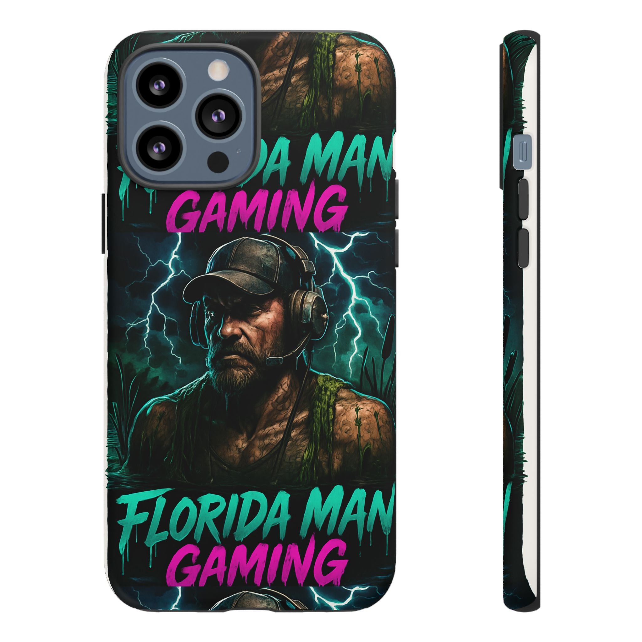 Phone Case - Florida Man Gaming Mascot Rising from the Swamp Tough Case