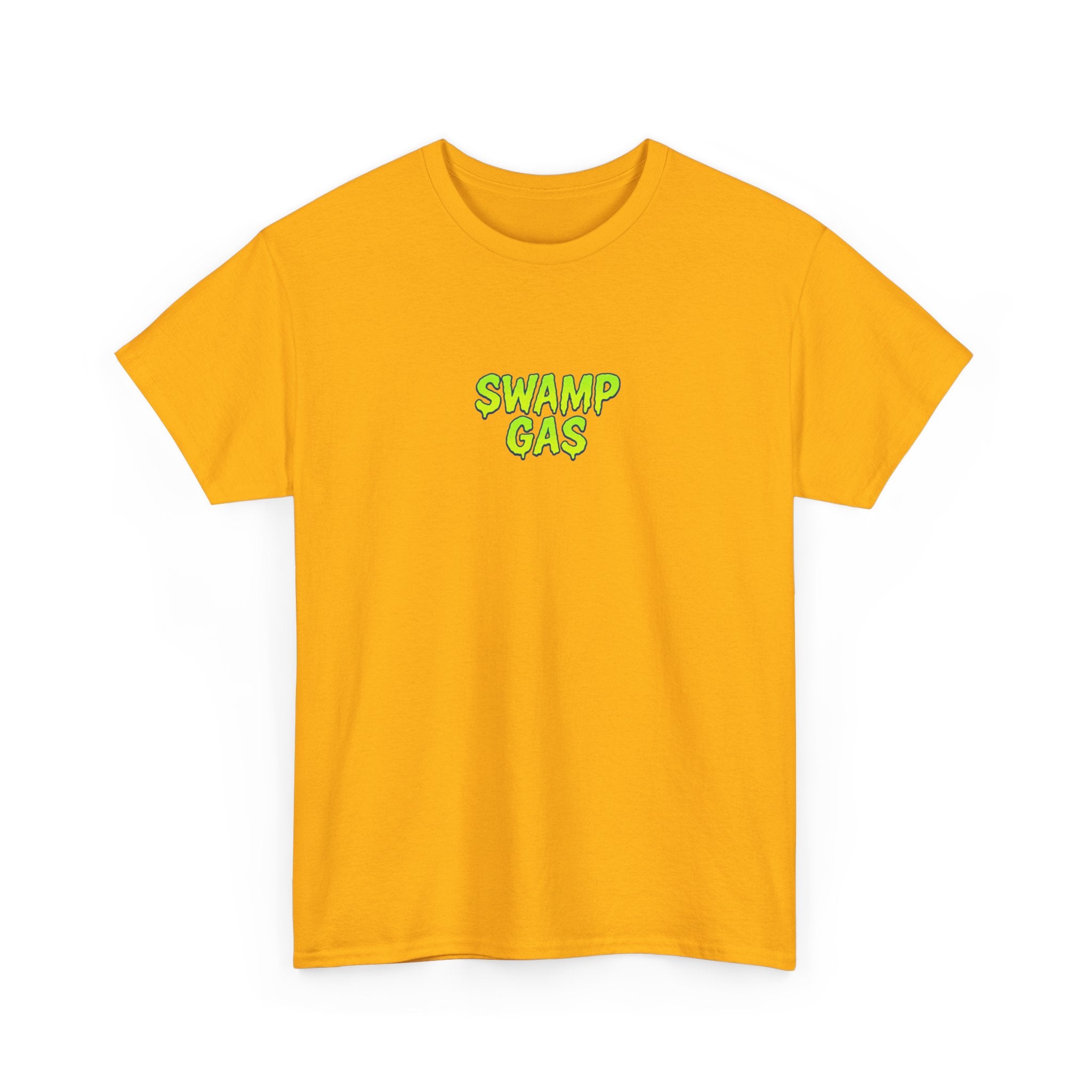 Swamp Gas Monster Unisex Tee, Fun Graphic Shirt, Gift for Monster Lovers, Casual Wear, Halloween Apparel, Youth and Adult Sizes