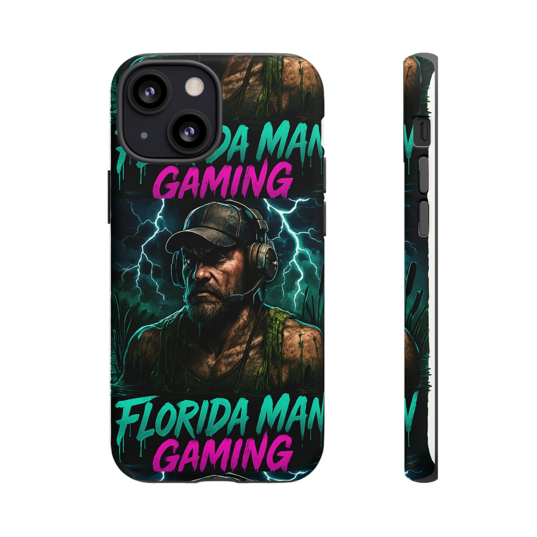 Phone Case - Florida Man Gaming Mascot Rising from the Swamp Tough Case