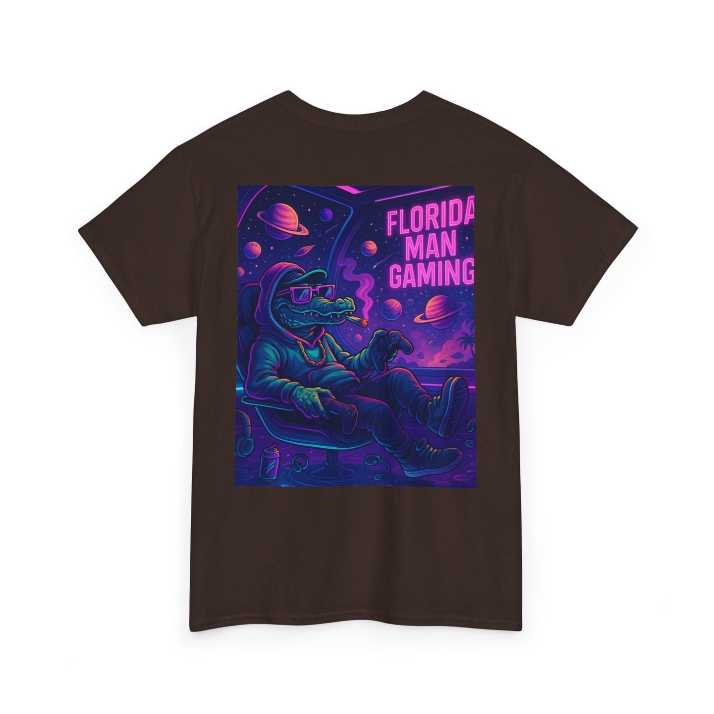 Florida Man Gaming Unisex Cotton Tee, Fun Florida Humor, Gamer Shirt, Unique Gift, Unisex T-shirt