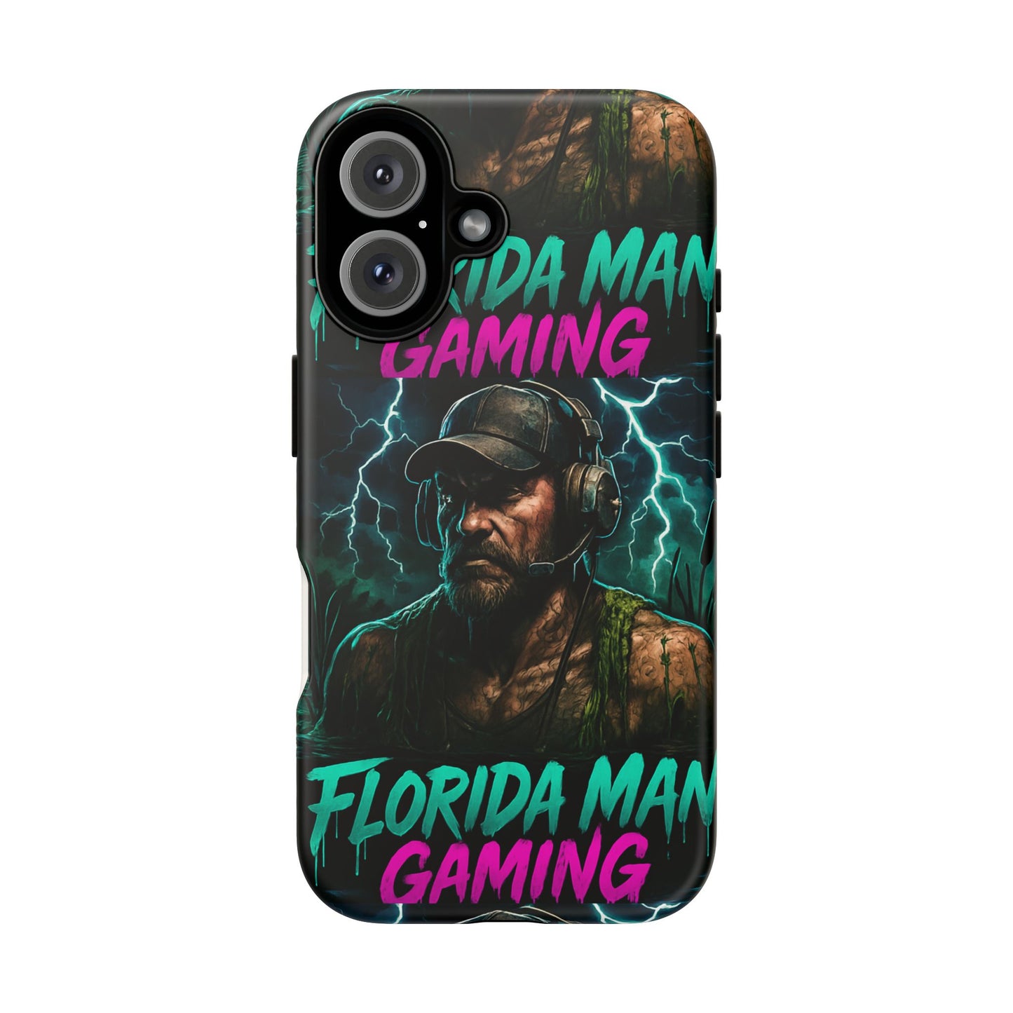 Phone Case - Florida Man Gaming Mascot Rising from the Swamp Tough Case