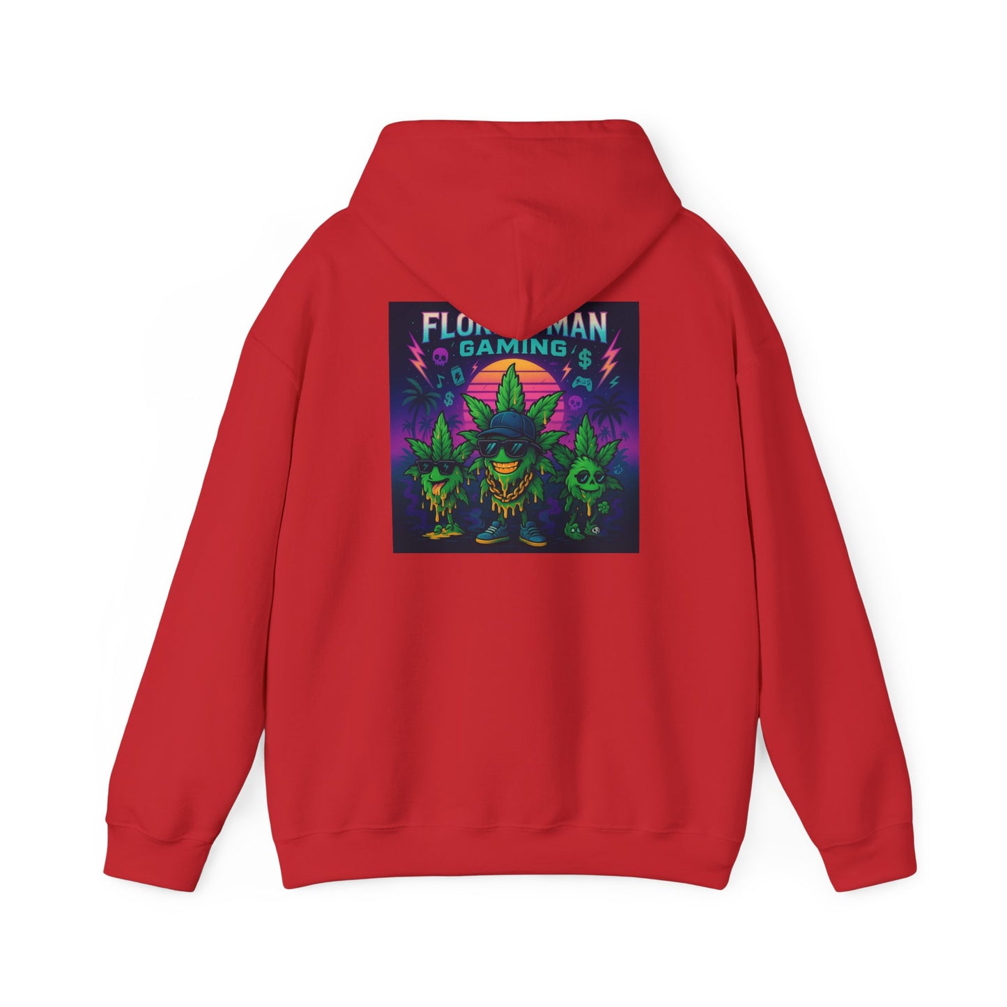 Gamer Hooded Sweatshirt with Colorful Monster Design, Unisex Hoodie for Gaming Lovers, Perfect Gift for Birthdays, Cosplay, and Holidays