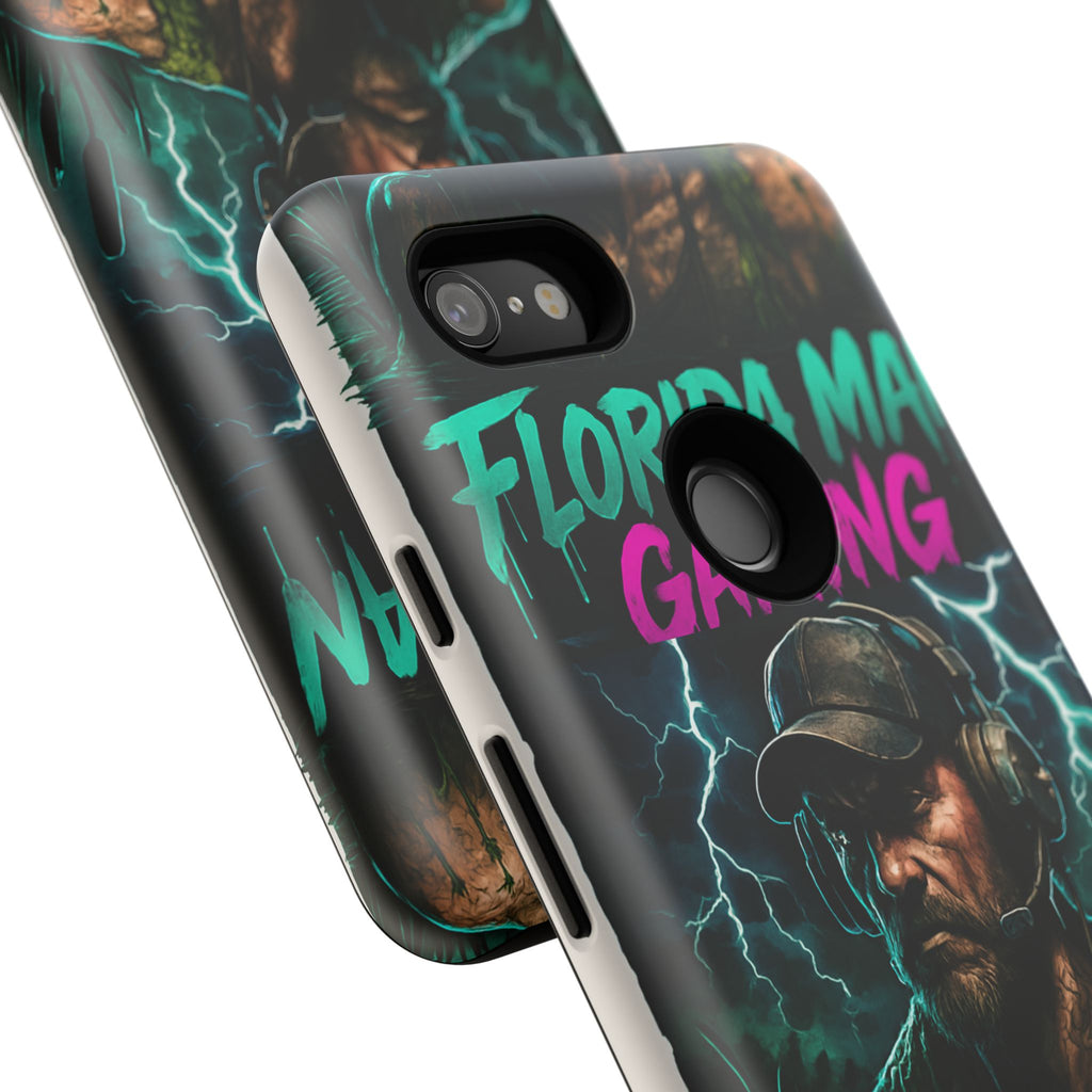 Phone Case - Florida Man Gaming Mascot Rising from the Swamp Tough Case