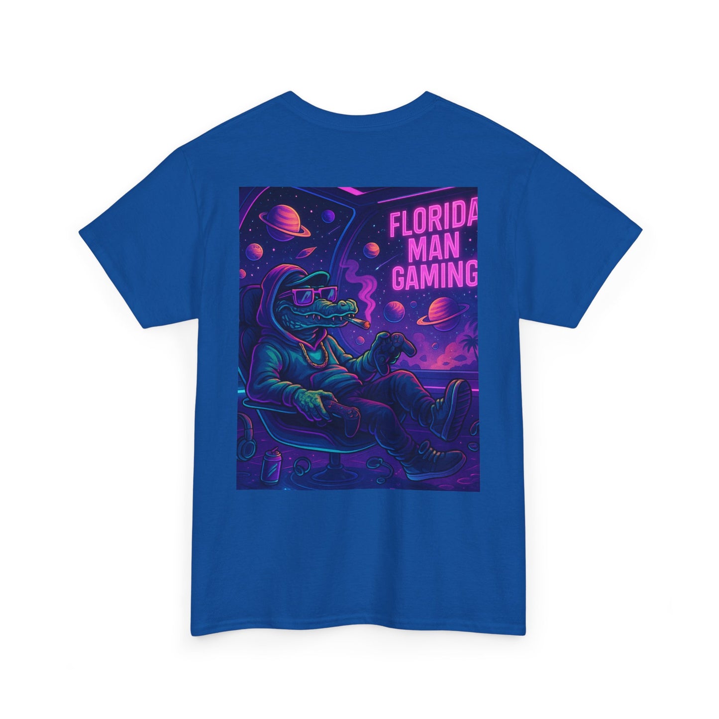 Florida Man Gaming Unisex Cotton Tee, Fun Florida Humor, Gamer Shirt, Unique Gift, Unisex T-shirt