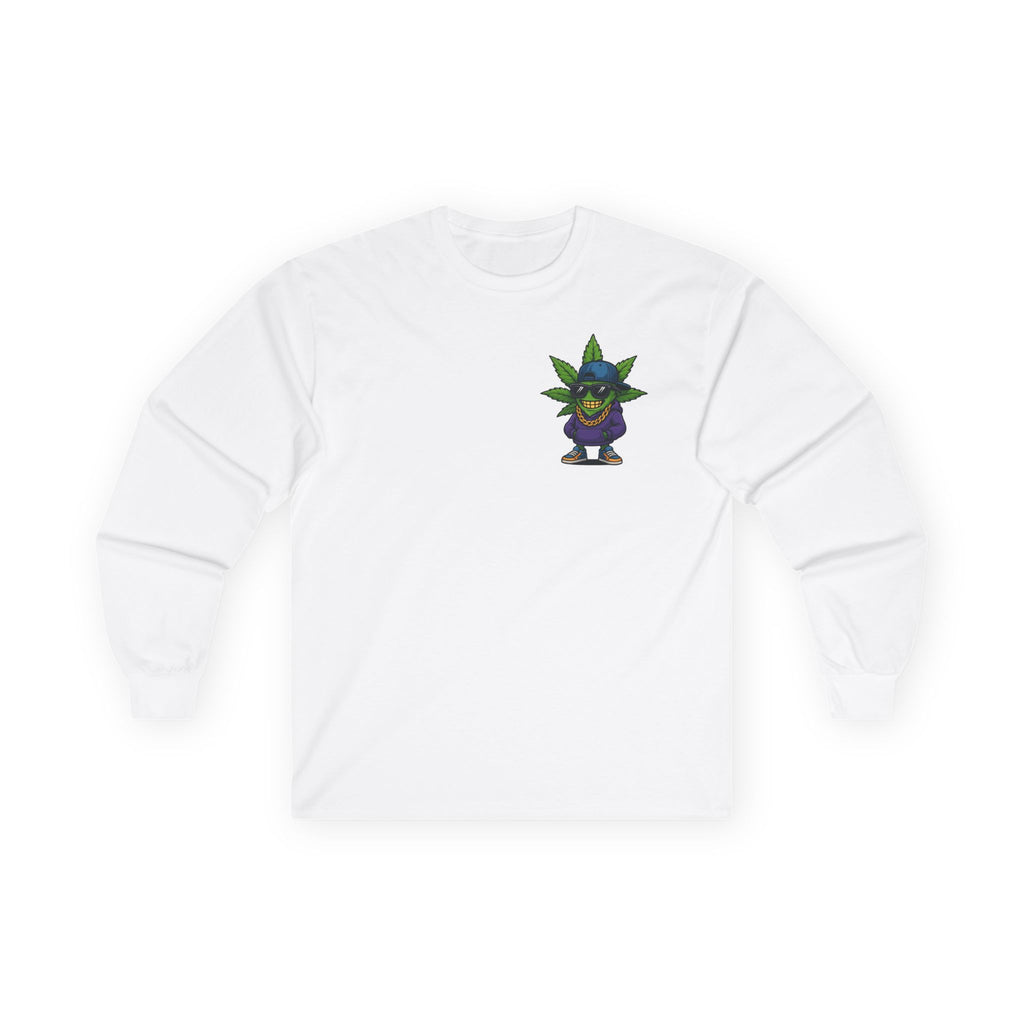 Florida Man Gaming Long Sleeve Tee - Unisex Cotton Shirt for Gamers, Halloween, Gift, Streetwear, Weed Culture