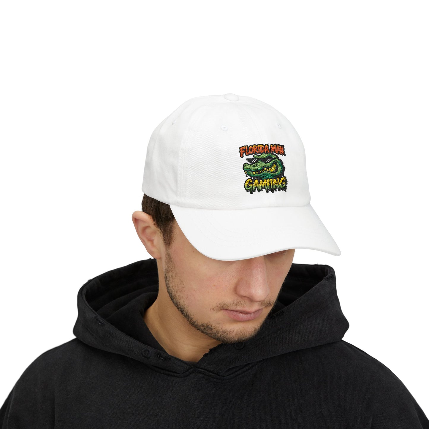 Florida Man Gaming Classic Dad Cap, Funny Gift for Gamers, Casual Sun Hat, Summer Accessory, Unique Dad Hat