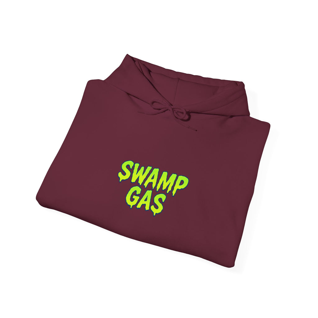 Swamp Gas Unisex Hoodie, Fun Graphic Sweatshirt, Gift for Halloween, Unique Streetwear, Cozy Layering Piece