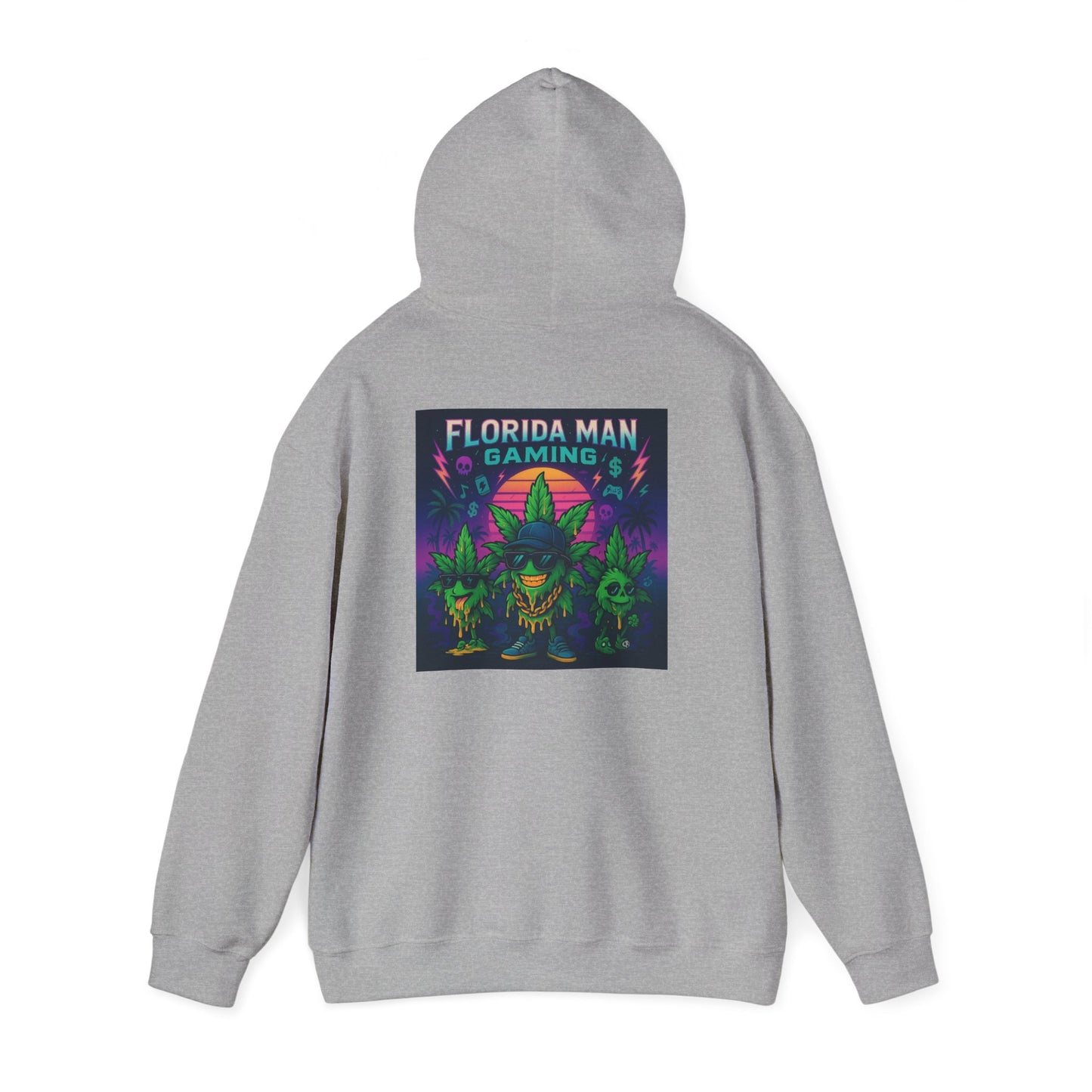Gamer Hooded Sweatshirt with Colorful Monster Design, Unisex Hoodie for Gaming Lovers, Perfect Gift for Birthdays, Cosplay, and Holidays