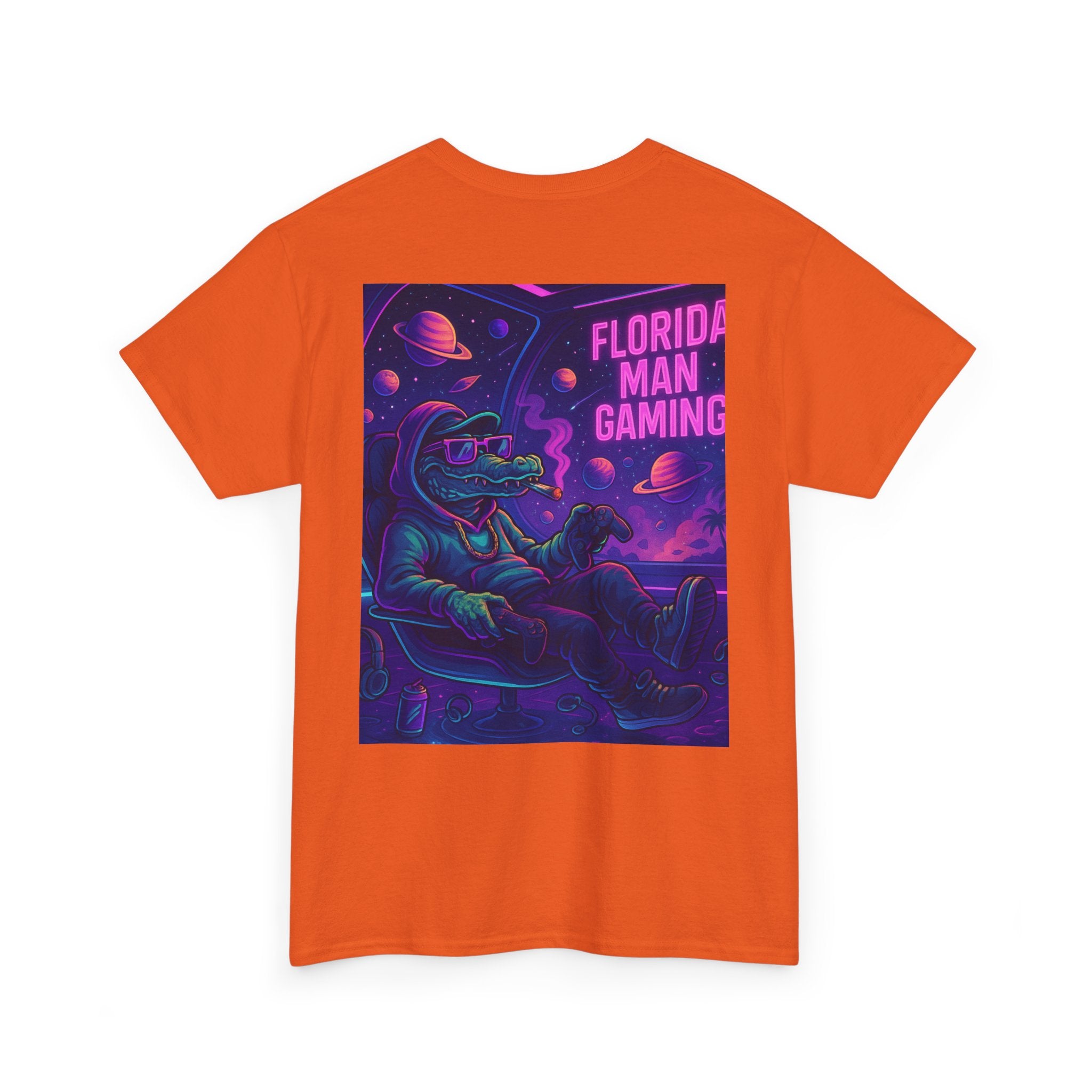 Florida Man Gaming Unisex Cotton Tee, Fun Florida Humor, Gamer Shirt, Unique Gift, Unisex T-shirt
