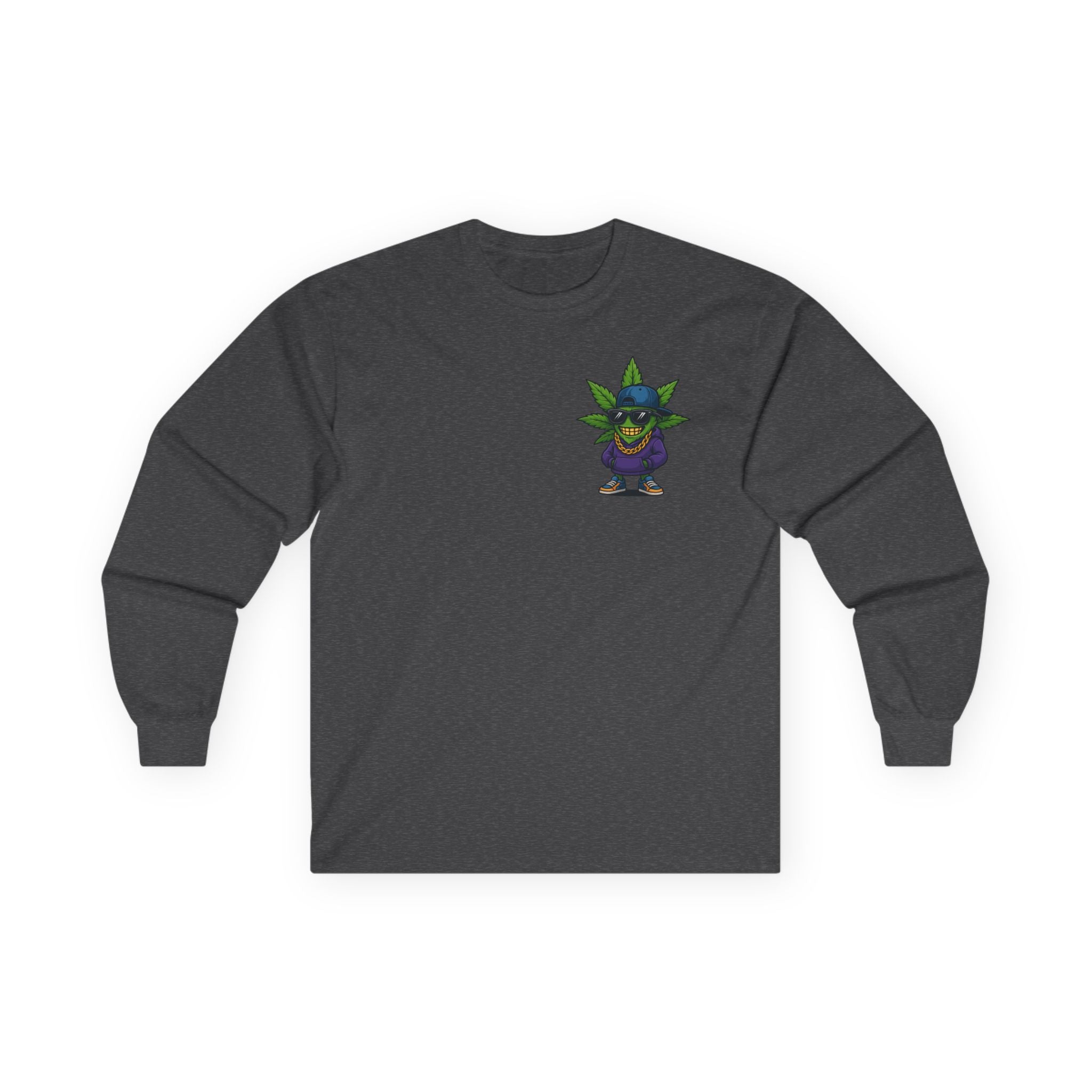 Florida Man Gaming Long Sleeve Tee - Unisex Cotton Shirt for Gamers, Halloween, Gift, Streetwear, Weed Culture