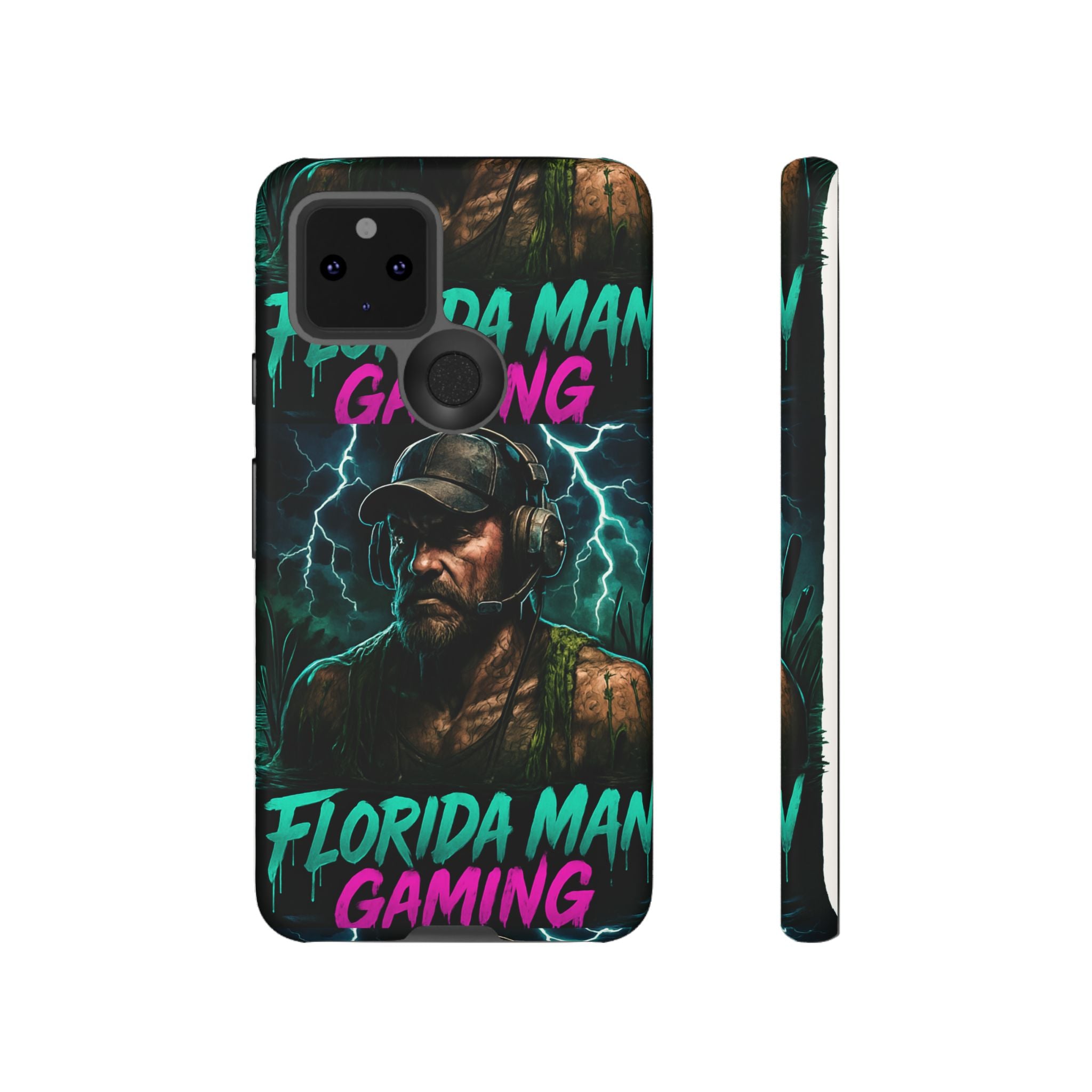 Phone Case - Florida Man Gaming Mascot Rising from the Swamp Tough Case