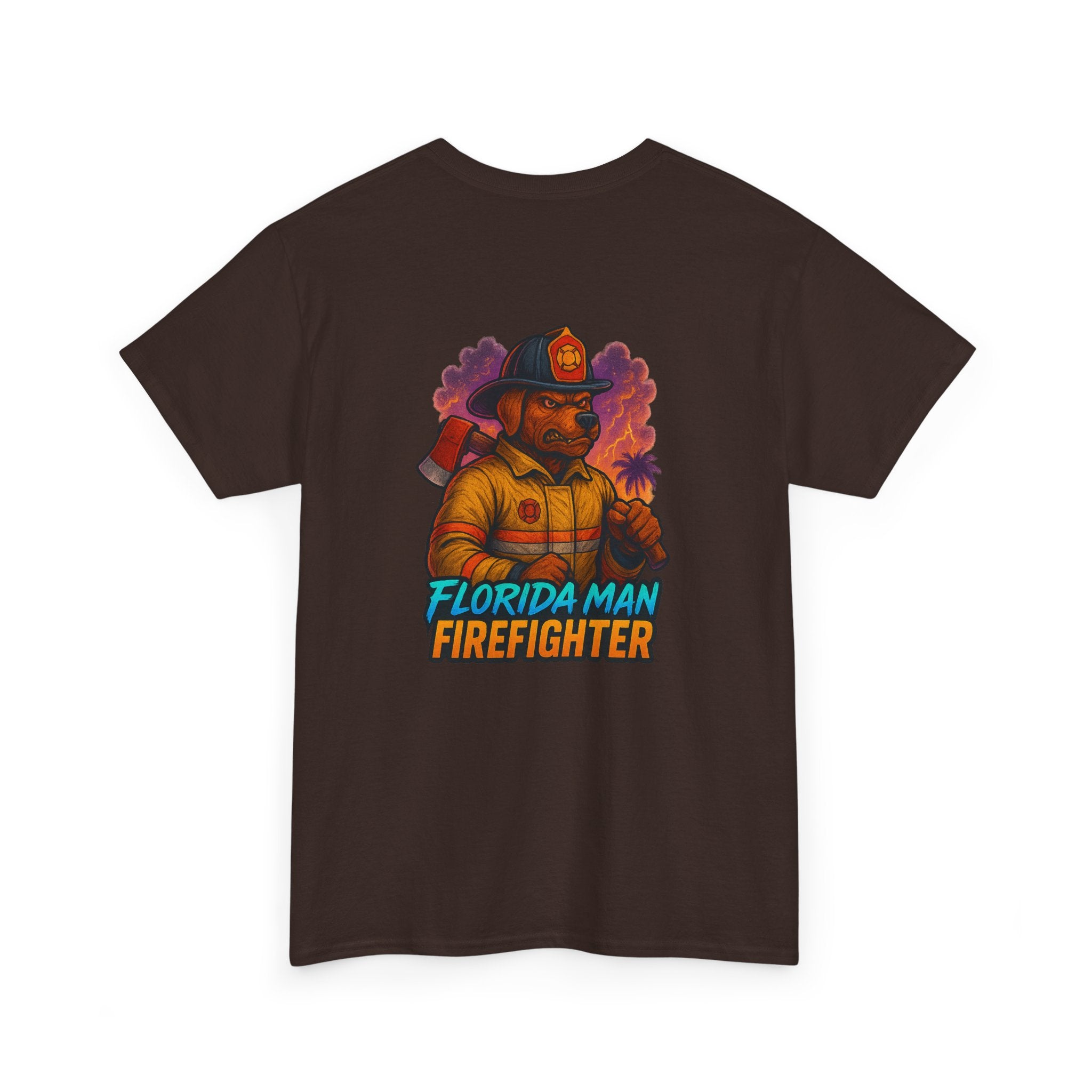 Gaming Tee - Florida Man Blaze Firefighter Gator