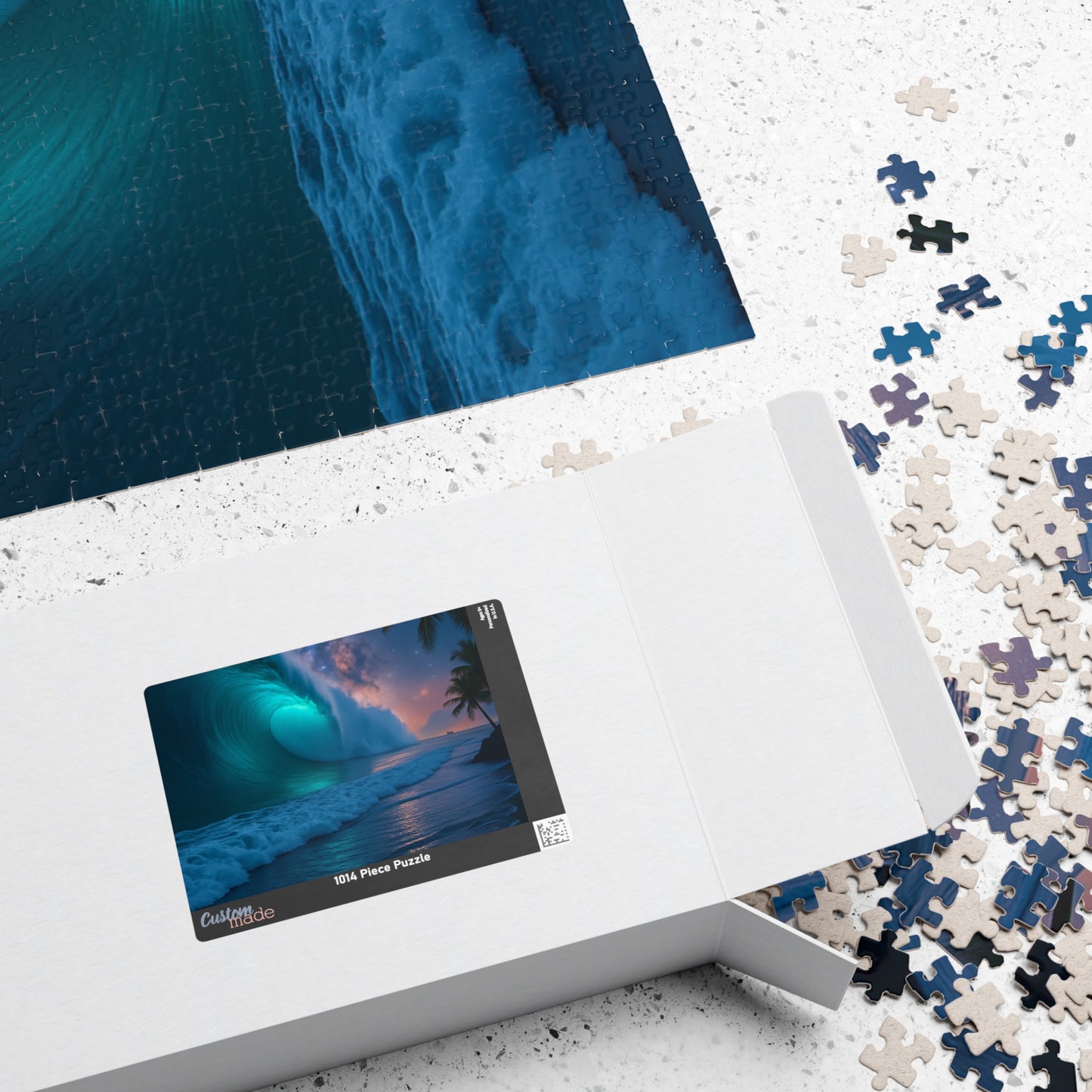 Stunning Ocean Wave Puzzle - 110 to 1014 Pieces, Perfect for Family Game Night, Gifts for Ocean Lovers, Relaxation Activity, Home Decor