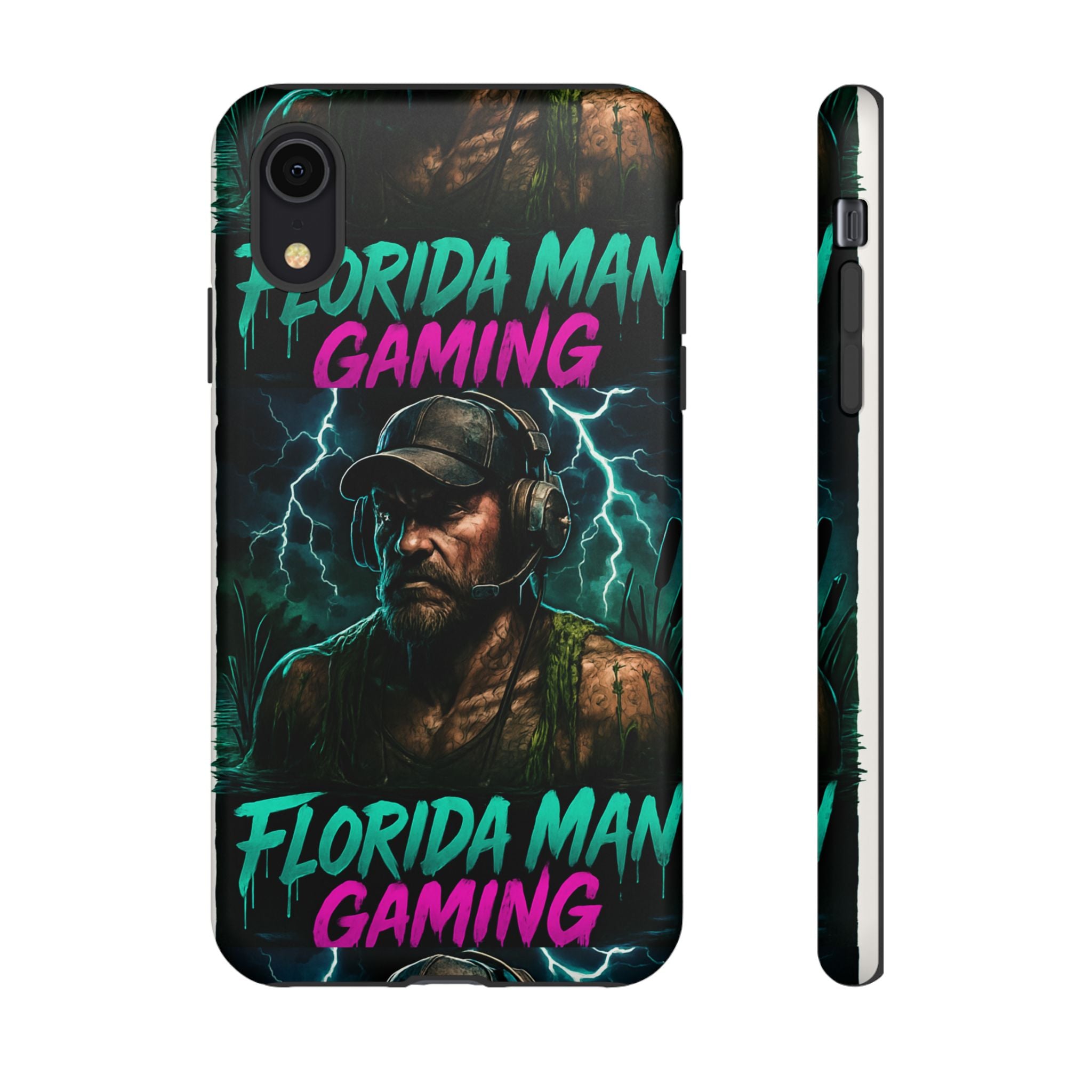 Phone Case - Florida Man Gaming Mascot Rising from the Swamp Tough Case