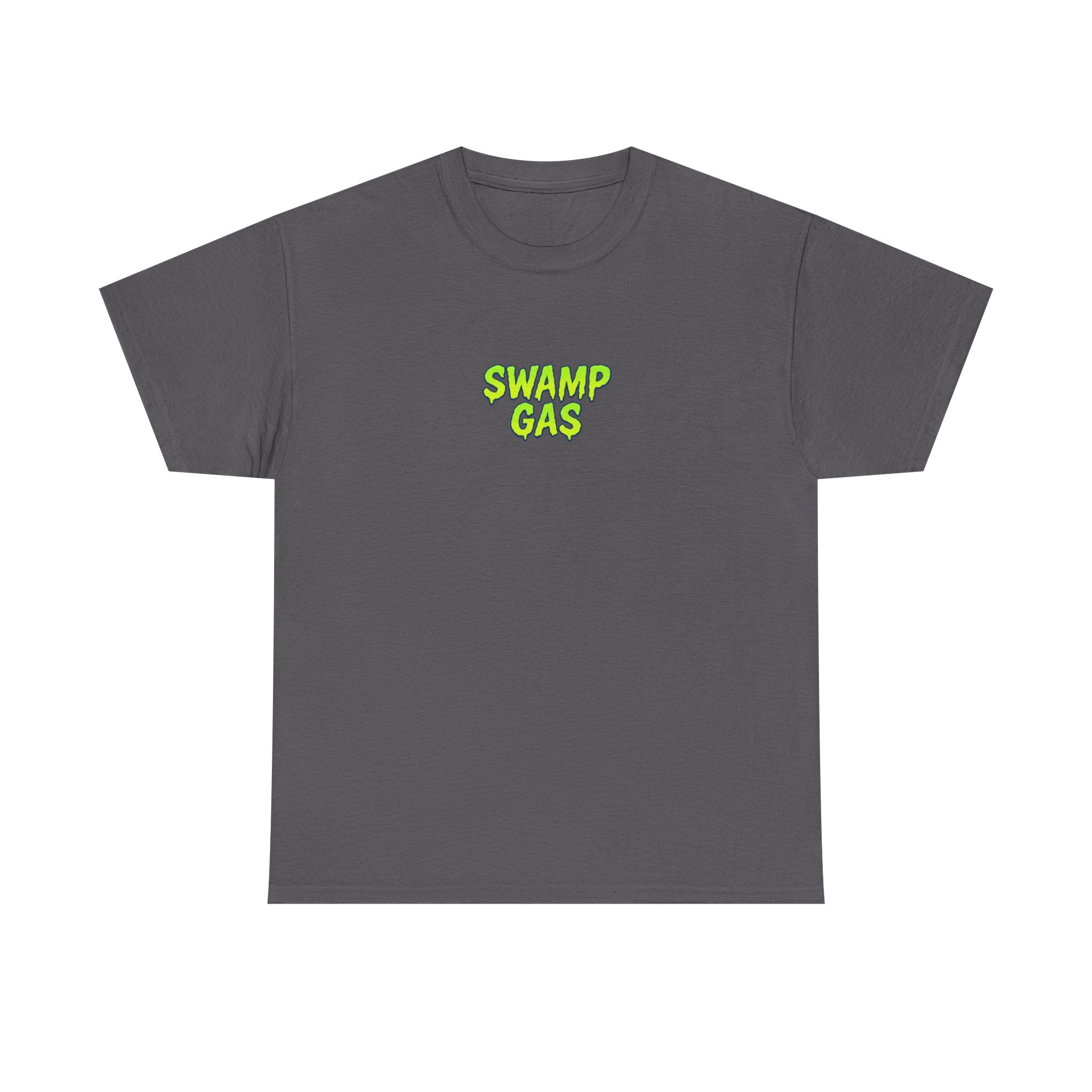 Swamp Gas Monster Unisex Tee, Fun Graphic Shirt, Gift for Monster Lovers, Casual Wear, Halloween Apparel, Youth and Adult Sizes