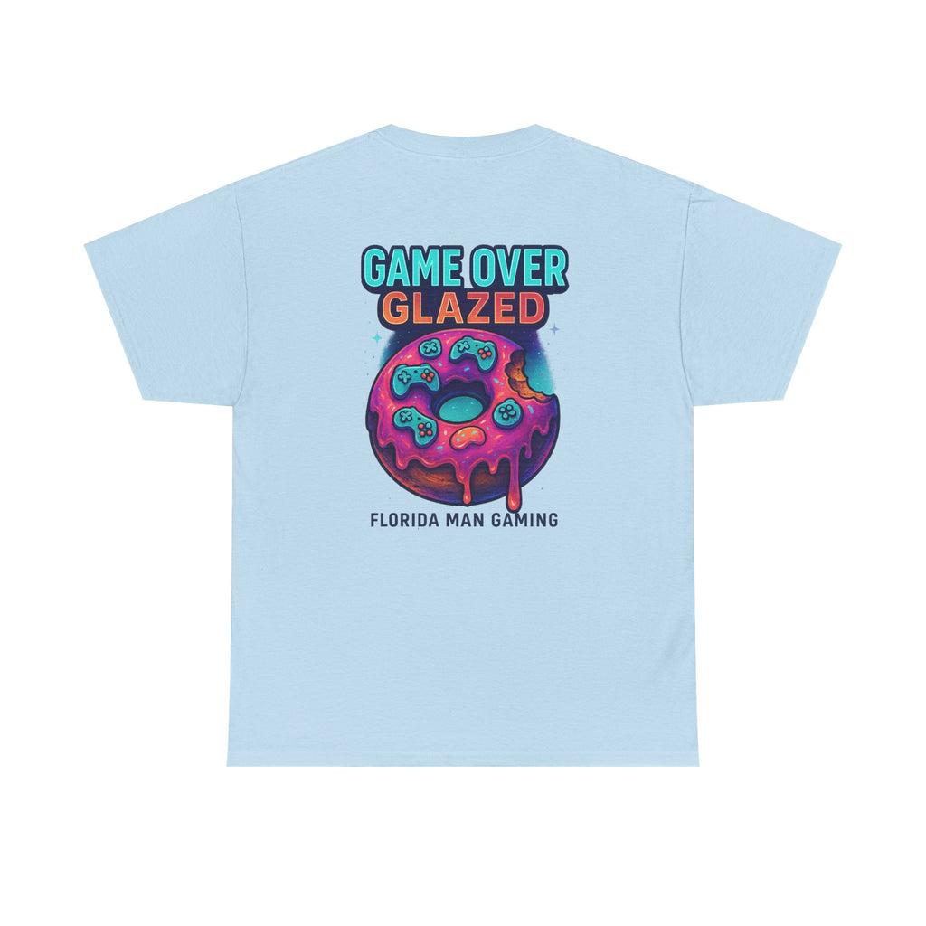 Gaming Graphic Tee for Retro Fun Lovers, Perfect for Gifts, Casual Wear, Gaming Events, Game Over Design