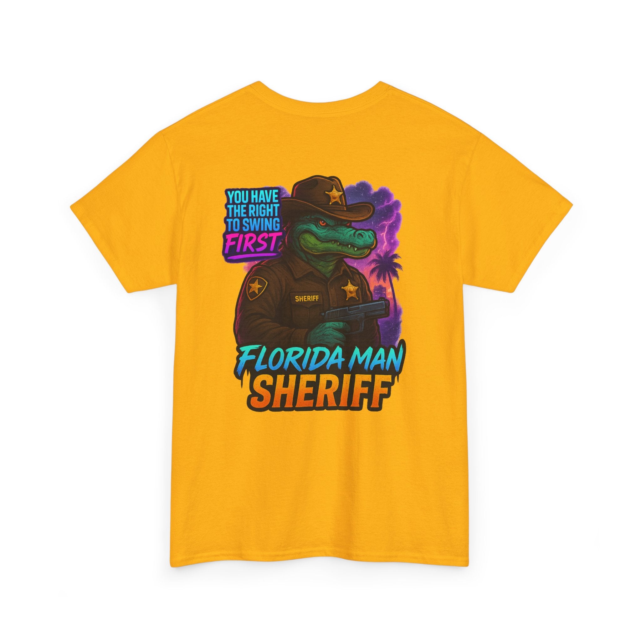Florida Man Sheriff Tee - Fun Unisex Cotton T-Shirt, Graphic Tee for Florida Lovers, Gift for Dads, Unique Humor Shirt, Casual Wear
