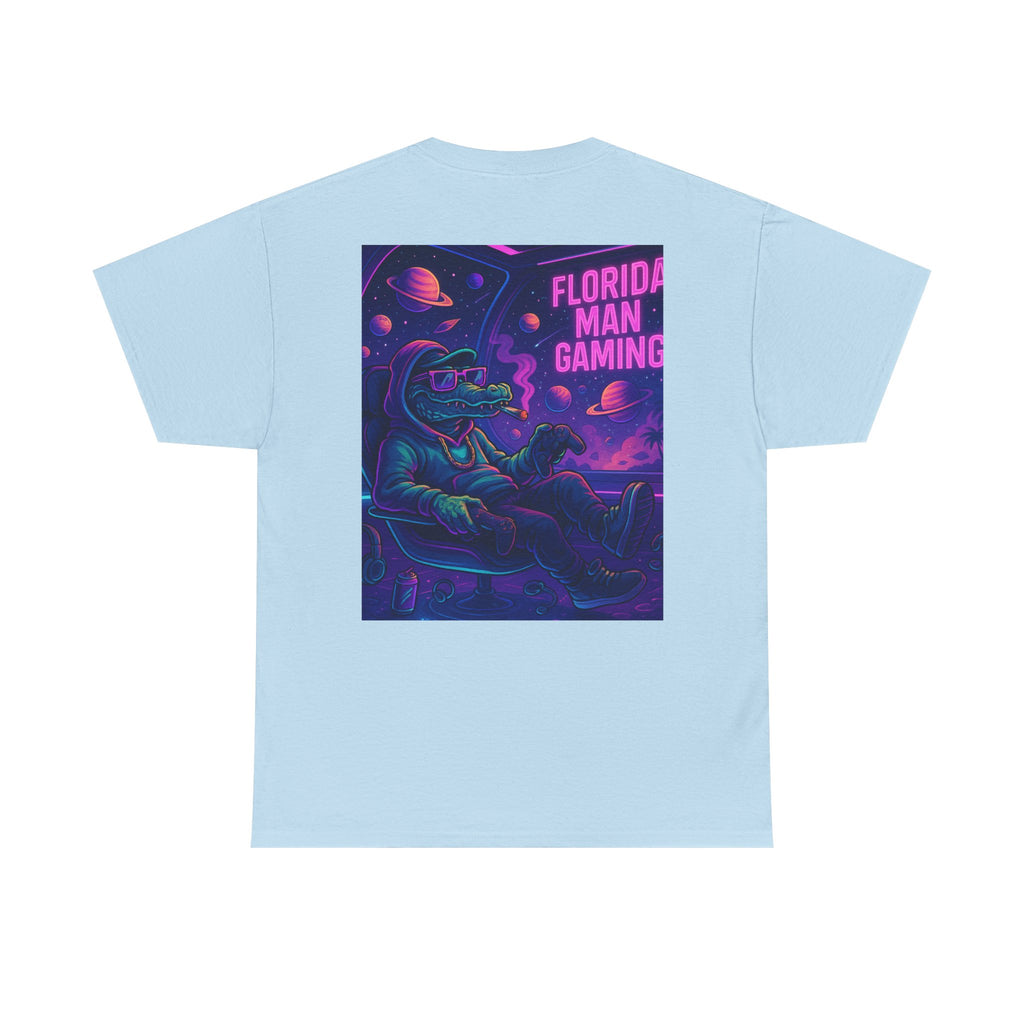 Florida Man Gaming Unisex Cotton Tee, Fun Florida Humor, Gamer Shirt, Unique Gift, Unisex T-shirt