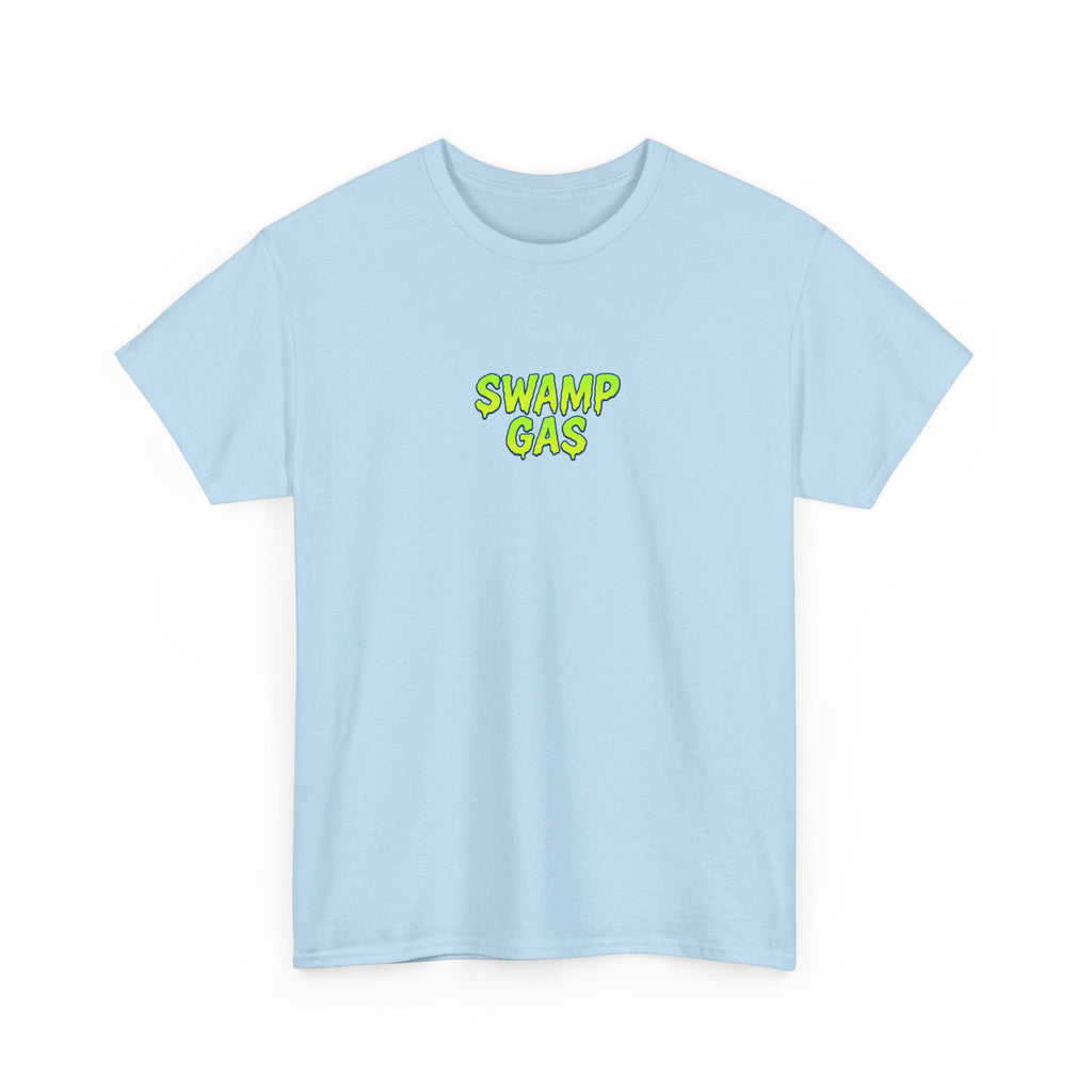 Swamp Gas Monster Unisex Tee, Fun Graphic Shirt, Gift for Monster Lovers, Casual Wear, Halloween Apparel, Youth and Adult Sizes