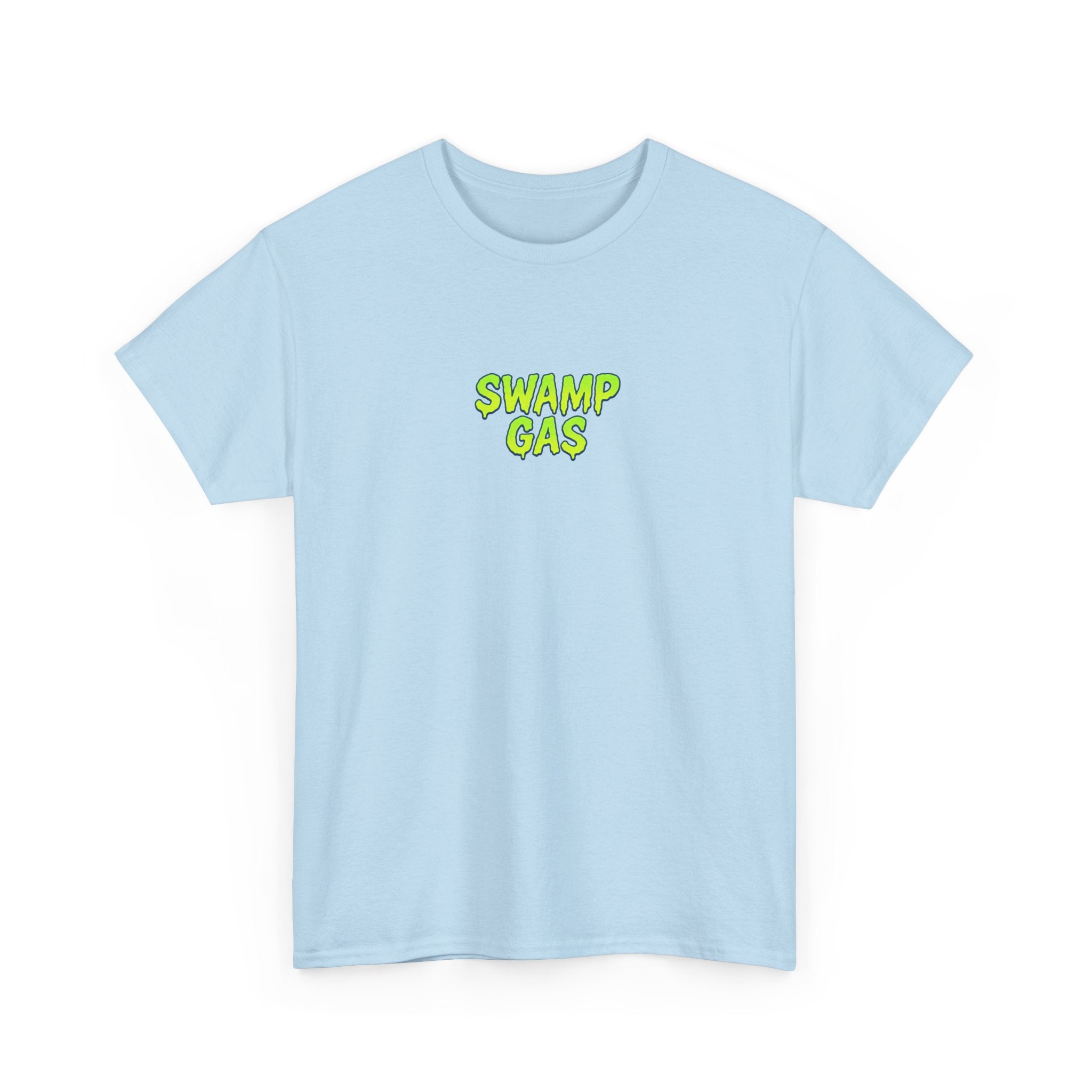 Swamp Gas Monster Unisex Tee, Fun Graphic Shirt, Gift for Monster Lovers, Casual Wear, Halloween Apparel, Youth and Adult Sizes