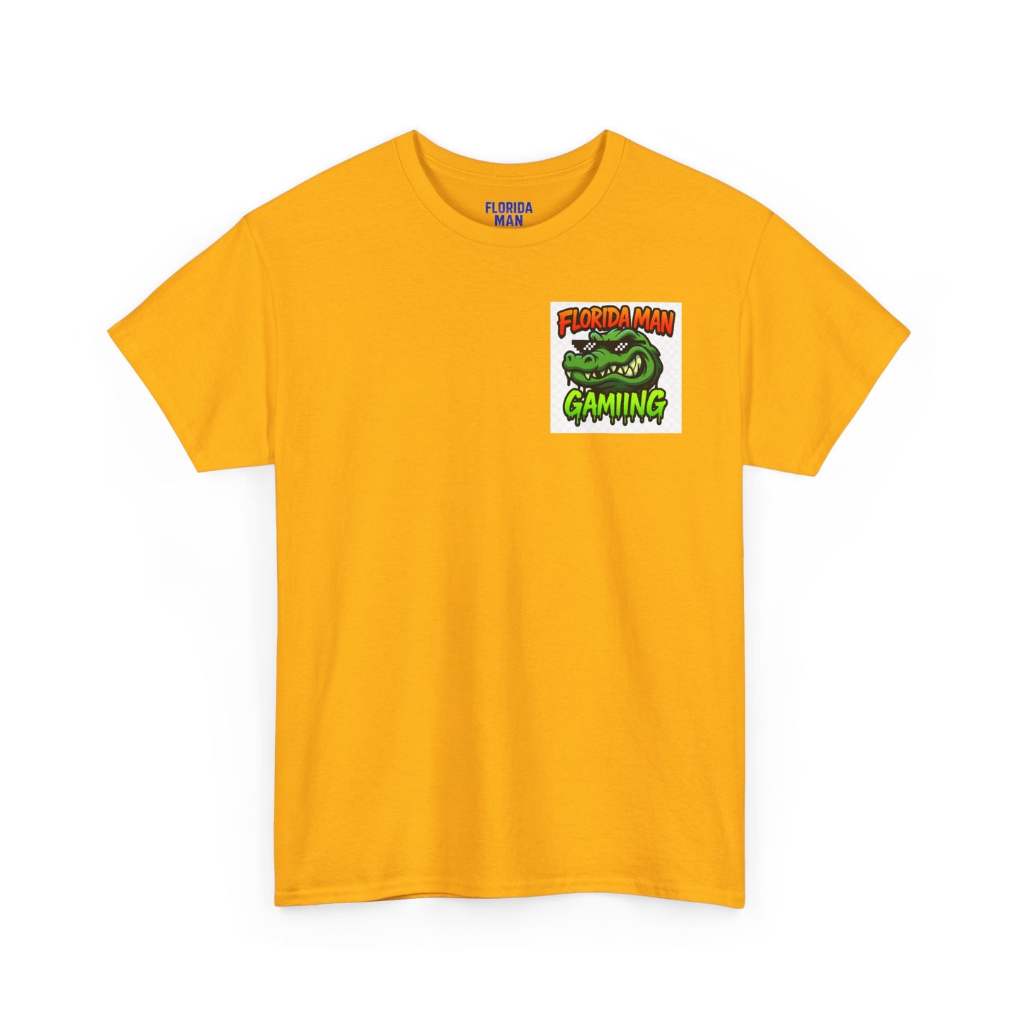 Florida Man Gaming Tee, Unisex Cotton Shirt, Fun Gaming Shirt, Casual Wear, Gift for Gamers, Trendy Graphic Tee