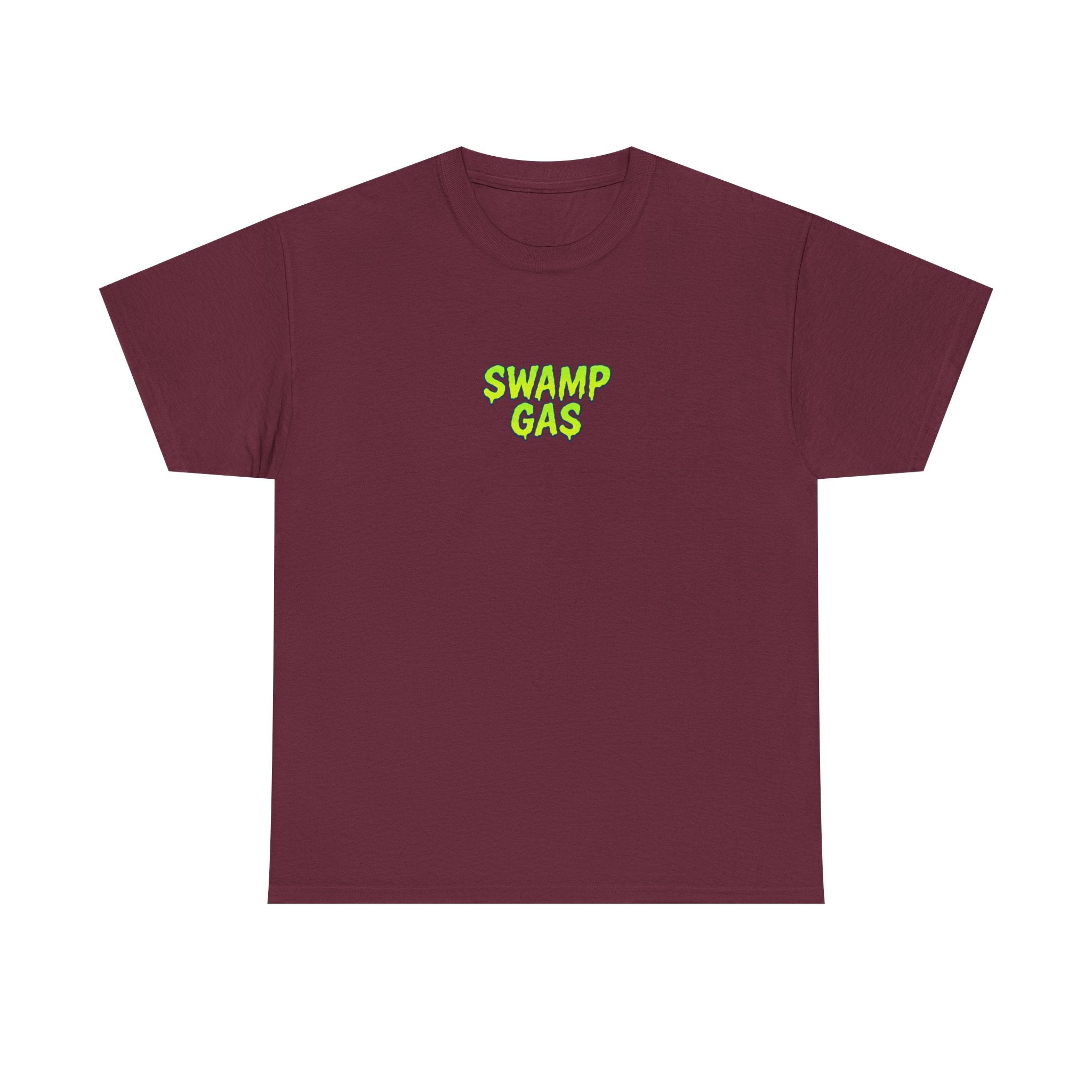Swamp Gas Monster Unisex Tee, Fun Graphic Shirt, Gift for Monster Lovers, Casual Wear, Halloween Apparel, Youth and Adult Sizes