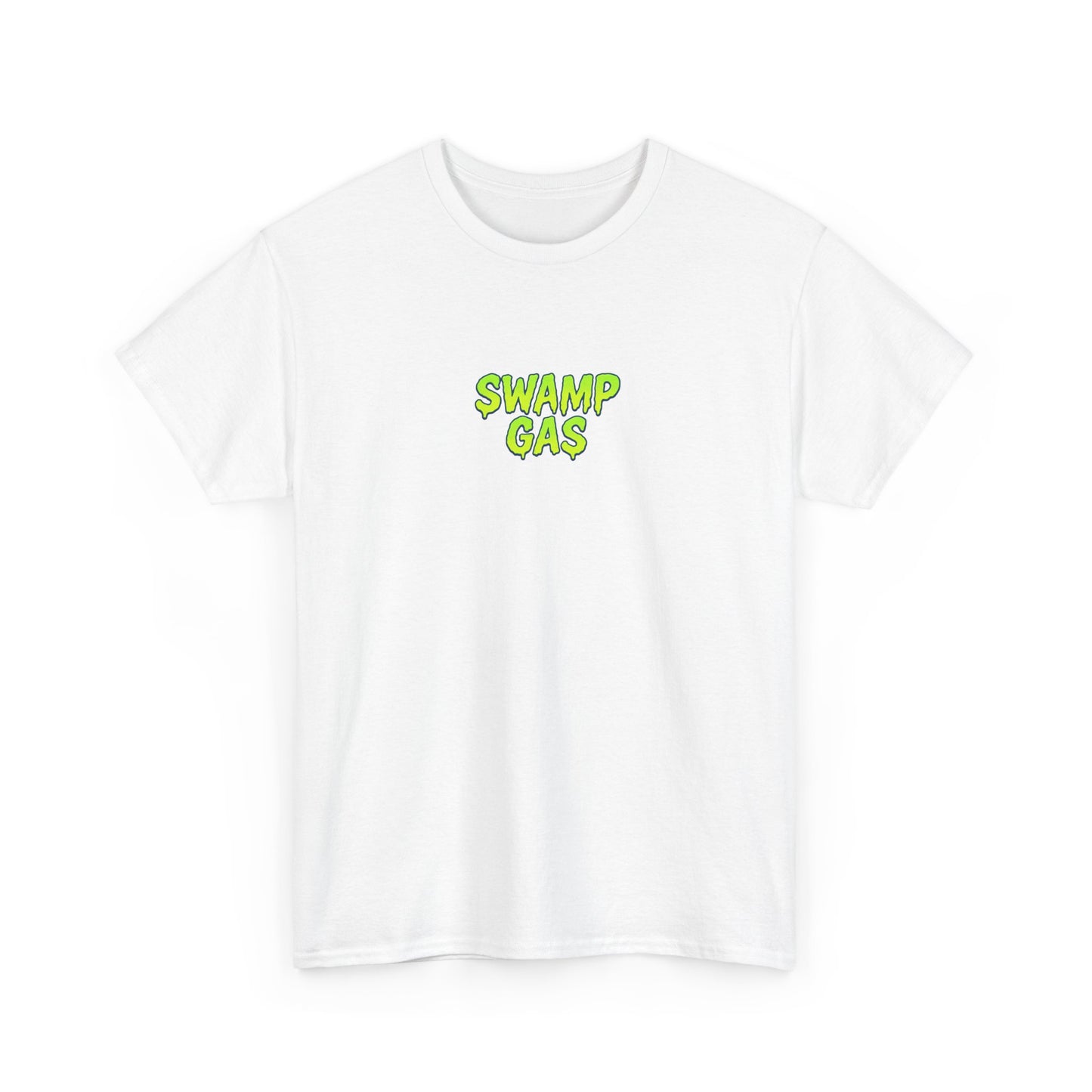Swamp Gas Monster Unisex Tee, Fun Graphic Shirt, Gift for Monster Lovers, Casual Wear, Halloween Apparel, Youth and Adult Sizes