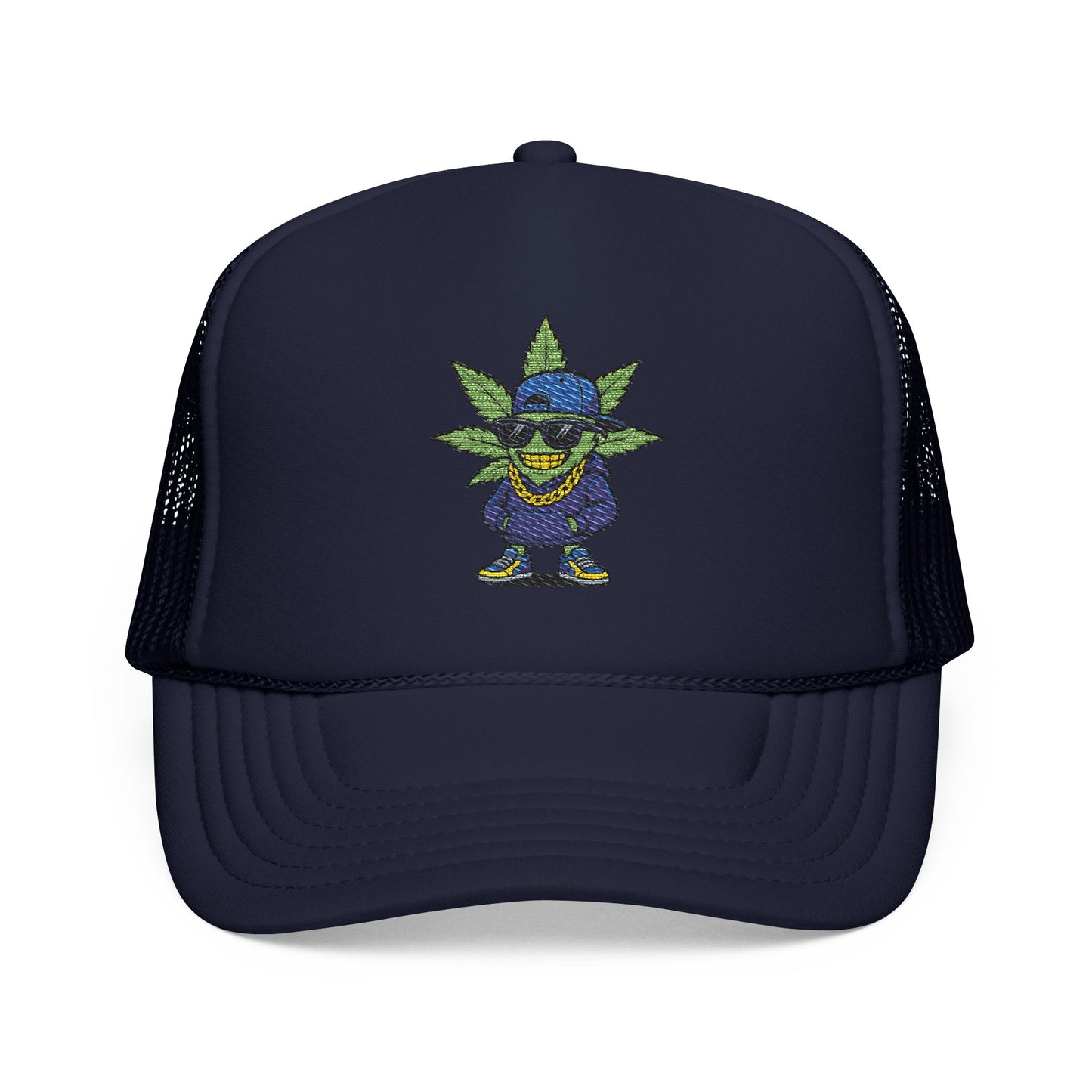 Cool Embroidered Foam Trucker Hat for Trendsetters, Everyday Style, Gift for Him, Outdoor Activities, Unique Streetwear