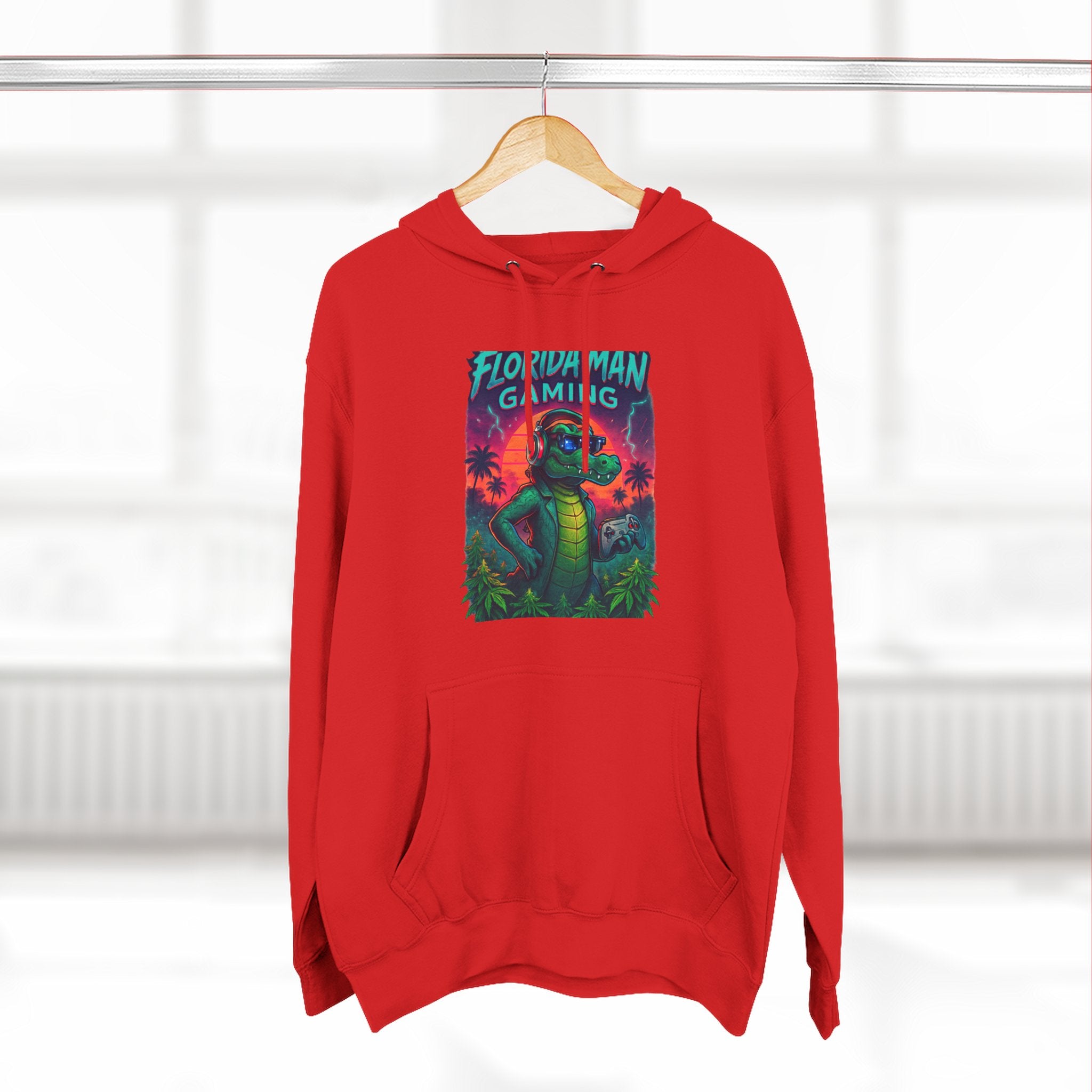 Gamer Fleece Hoodie - Cozy Dragon Design, Perfect for Gaming Sessions, Gifts for Gamers, Casual Wear, Fun Streetwear