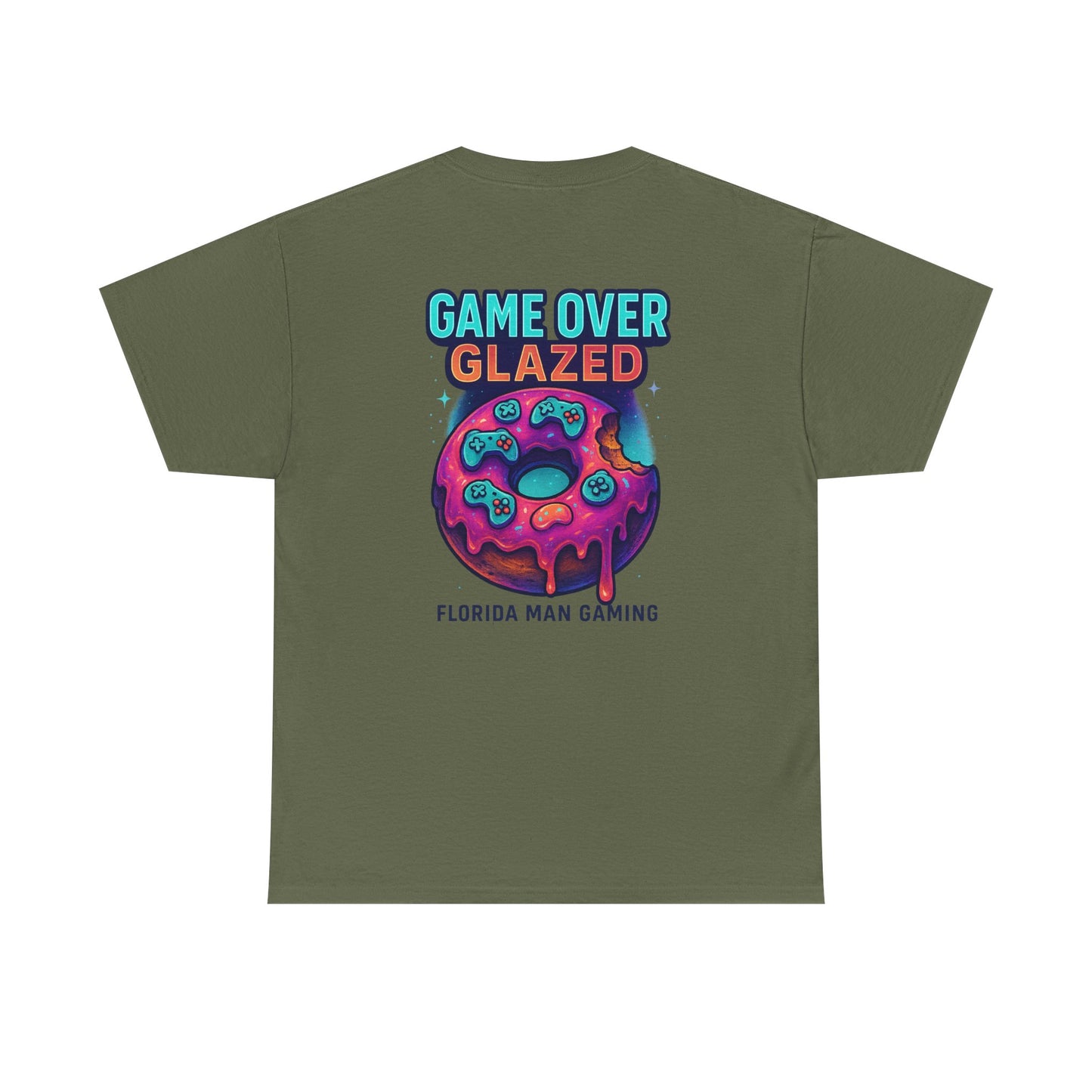 Gaming Graphic Tee for Retro Fun Lovers, Perfect for Gifts, Casual Wear, Gaming Events, Game Over Design
