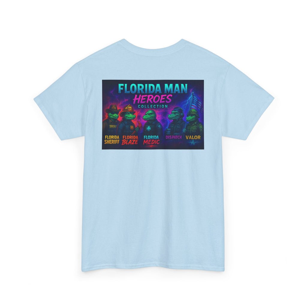 Florida Man Heroes Unisex Tee | Fun Graphic Shirt, Unique Gift, Florida Pride, Casual Style, Funny Tee