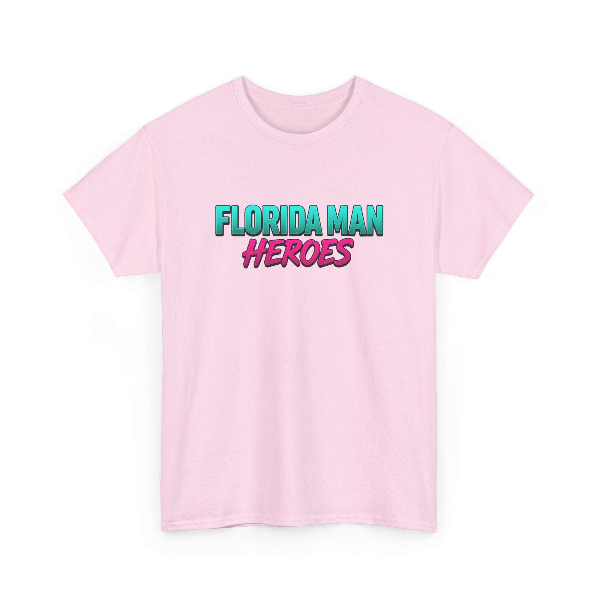 Florida Man Heroes Tee - Unisex Cotton T-Shirt, Funny Gift, Casual Wear, Unique Design, Quirky Florida Apparel