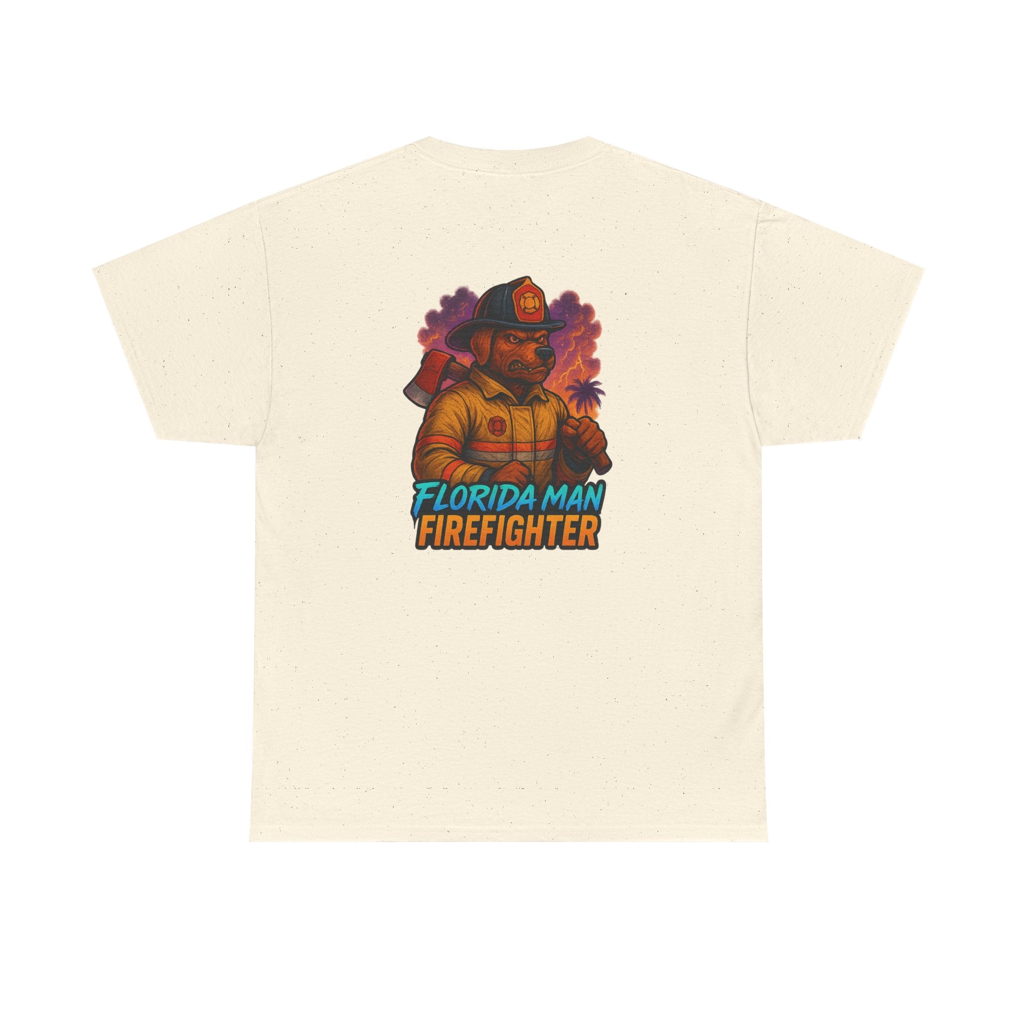 Gaming Tee - Florida Man Blaze Firefighter Gator