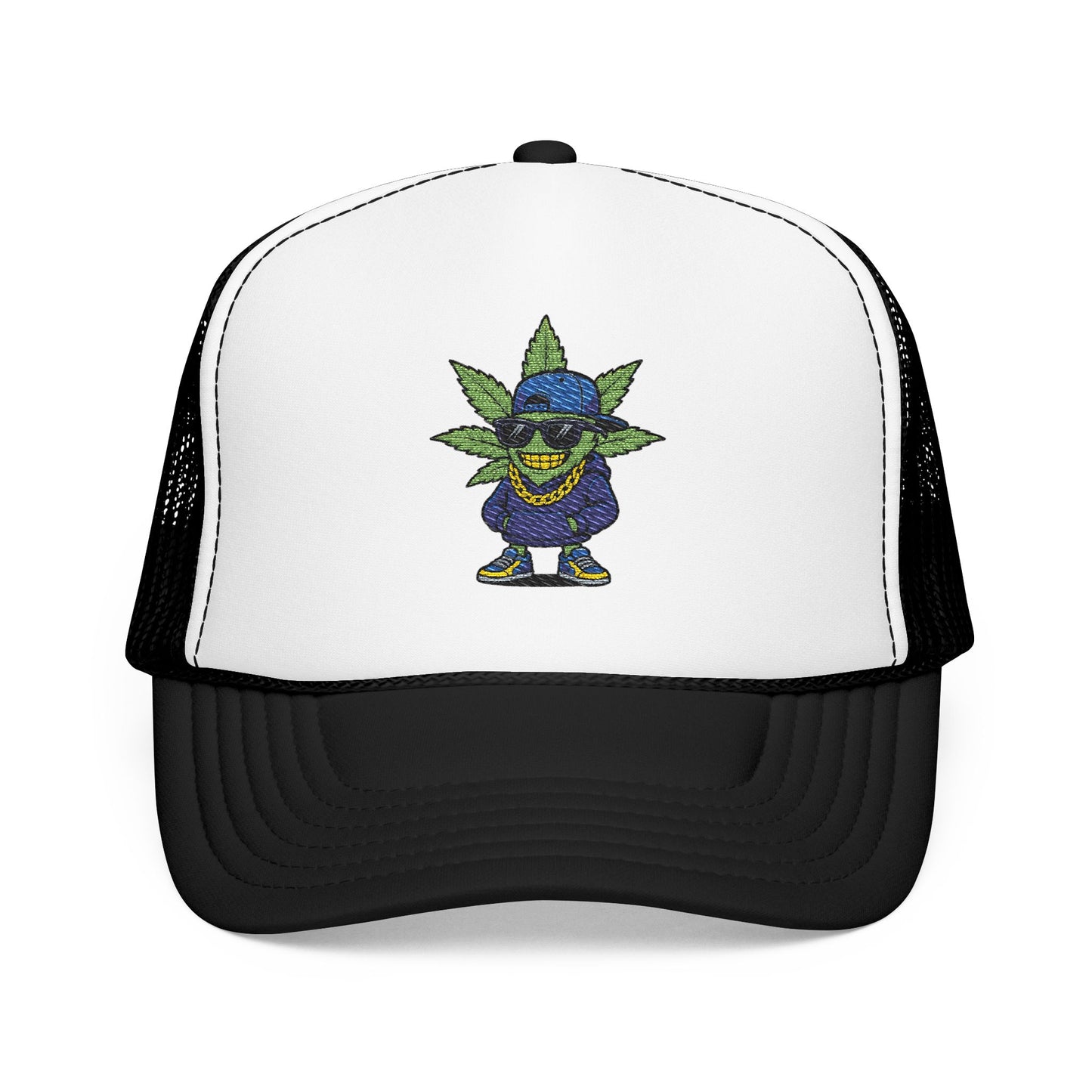 Cool Embroidered Foam Trucker Hat for Trendsetters, Everyday Style, Gift for Him, Outdoor Activities, Unique Streetwear