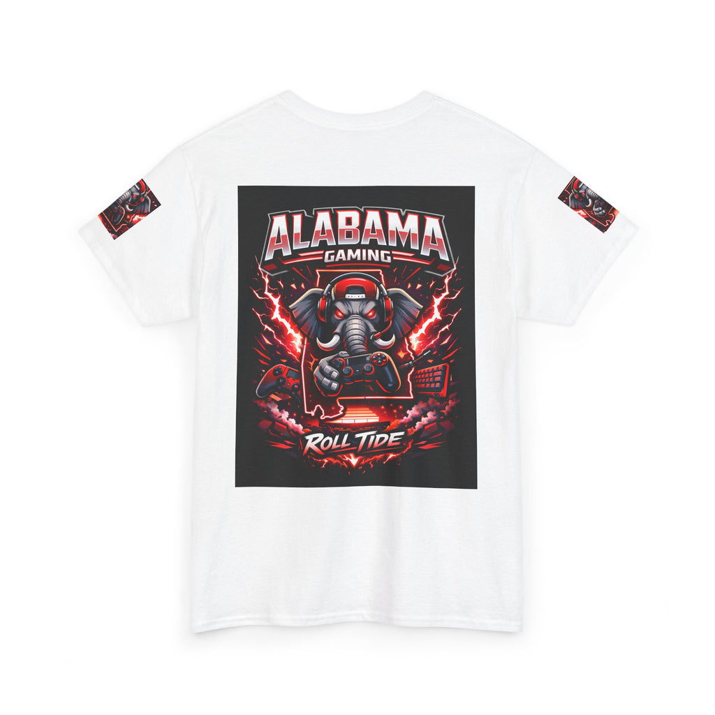 Alabama Gaming Tee — 'Roll Tide' Elephant Gamer Graphic Shirt