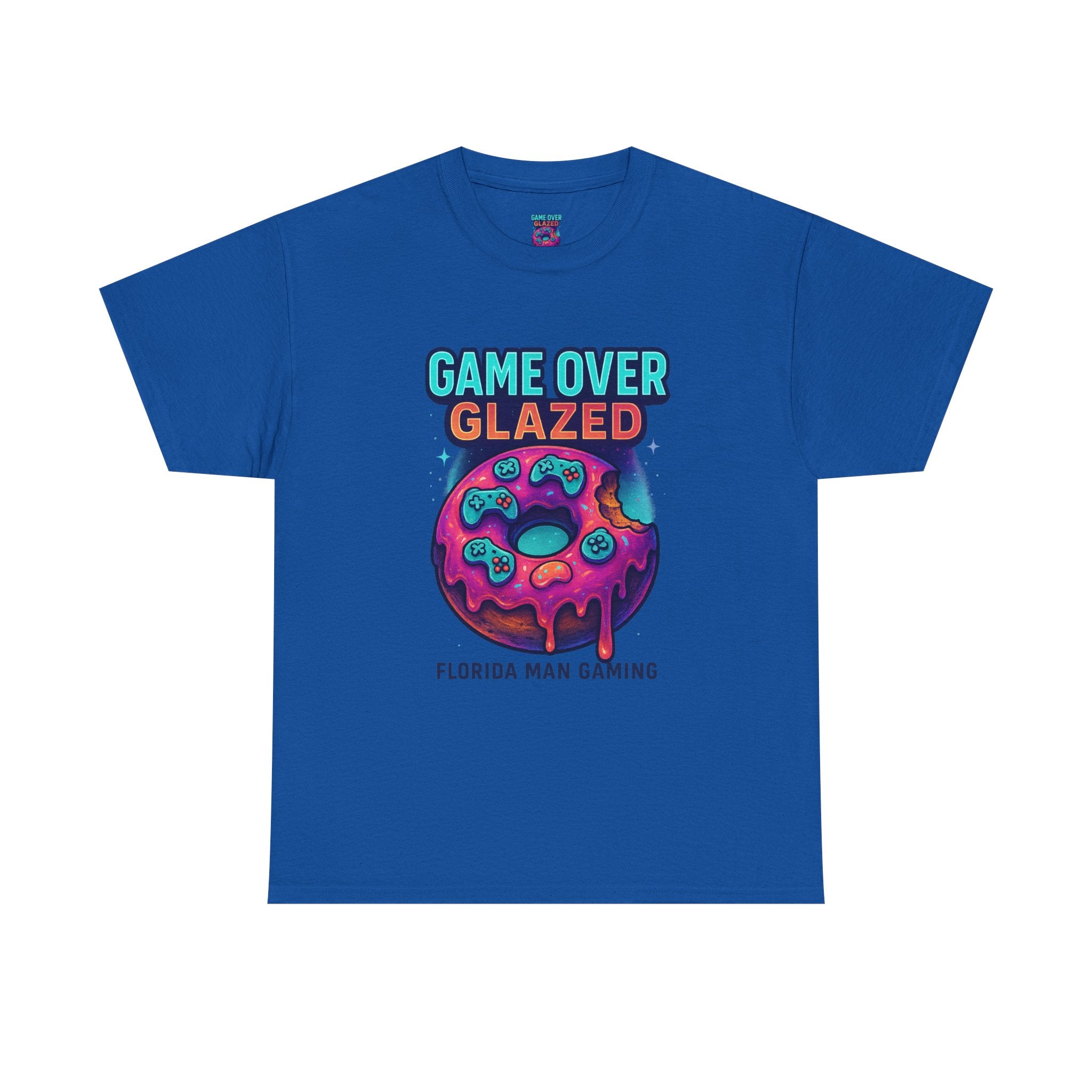 Gaming Graphic Tee for Retro Fun Lovers, Perfect for Gifts, Casual Wear, Gaming Events, Game Over Design