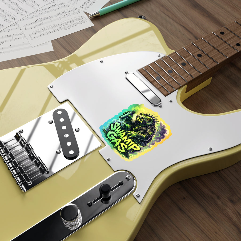 Swamp Gas Holographic Die-Cut Stickers, Unique Vinyl Stickers, Skateboard Accessories, Cool Gift for Teens, Halloween Decor, [...]