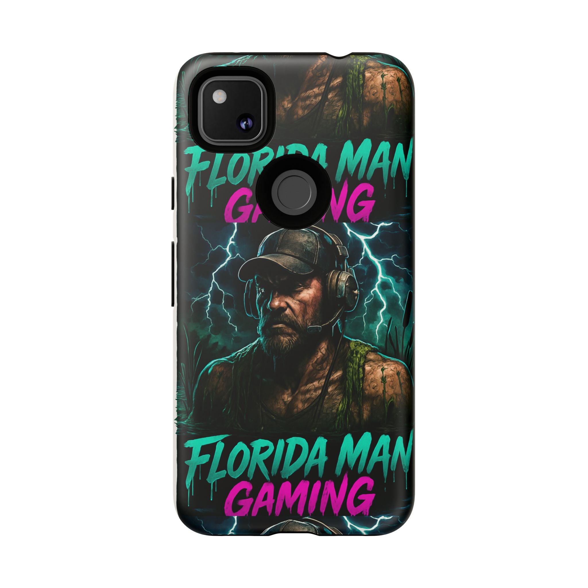 Phone Case - Florida Man Gaming Mascot Rising from the Swamp Tough Case