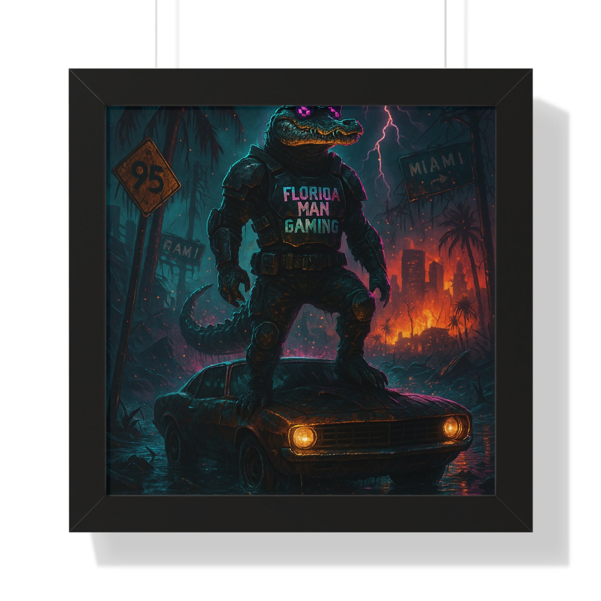 Framed Vertical Poster