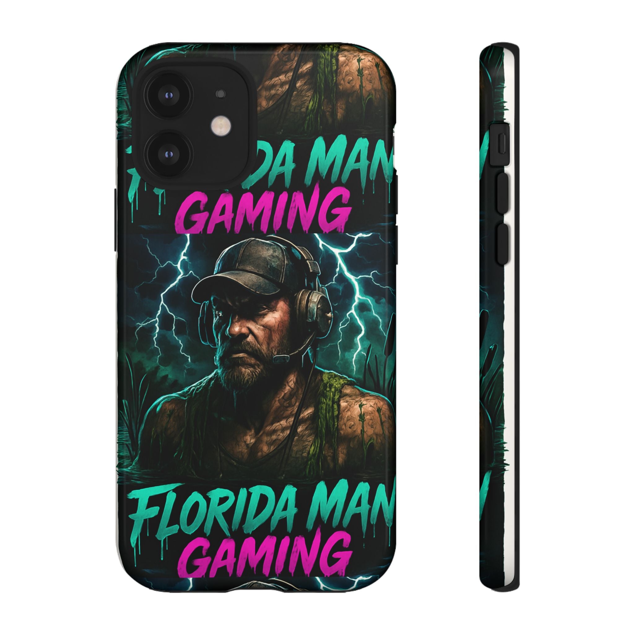 Phone Case - Florida Man Gaming Mascot Rising from the Swamp Tough Case