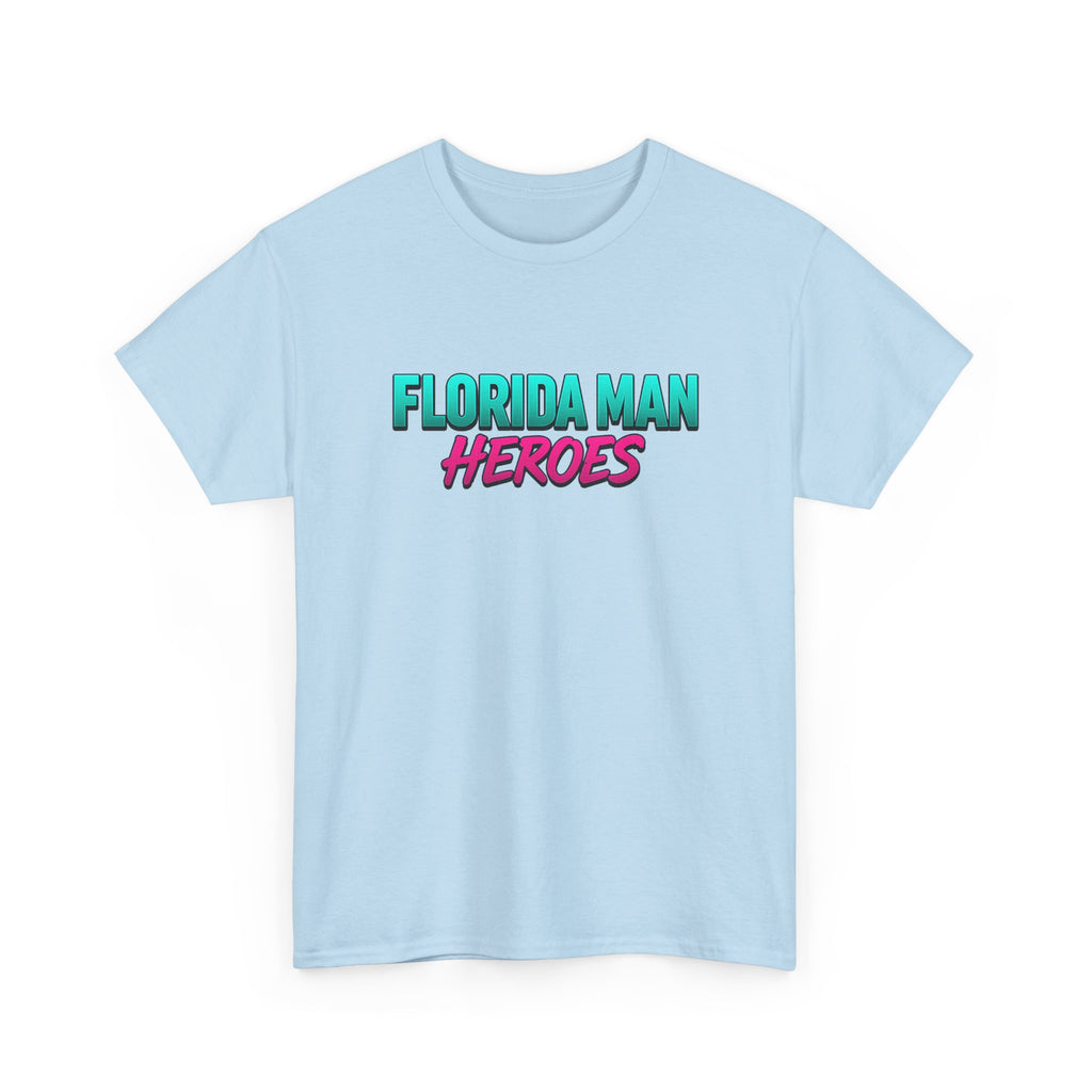 Florida Man Heroes Unisex Tee | Fun Graphic Shirt, Unique Gift, Florida Pride, Casual Style, Funny Tee