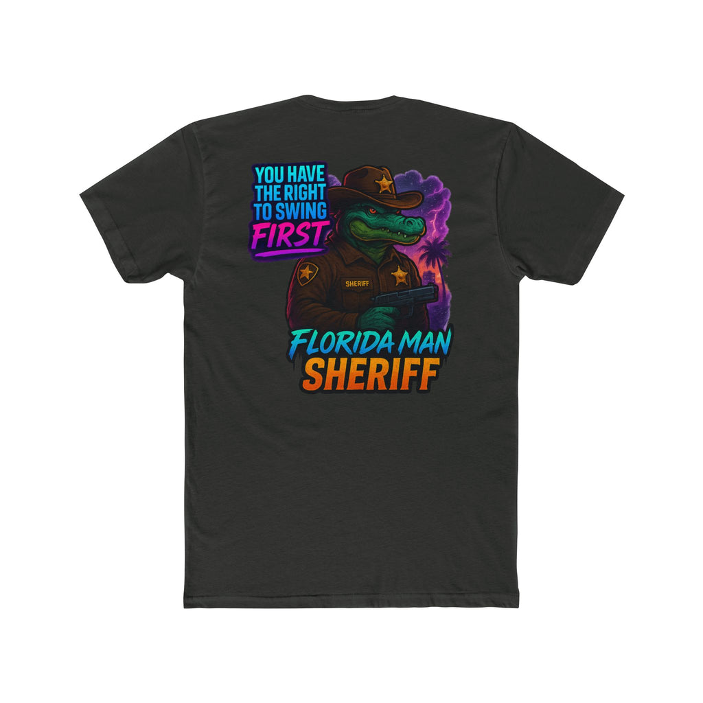 Florida Man Sheriff T-Shirt, Fun Graphic Tee, Quirky Humor Shirt, Gift for Law Enforcement Lovers, Casual Wear, Birthday Present