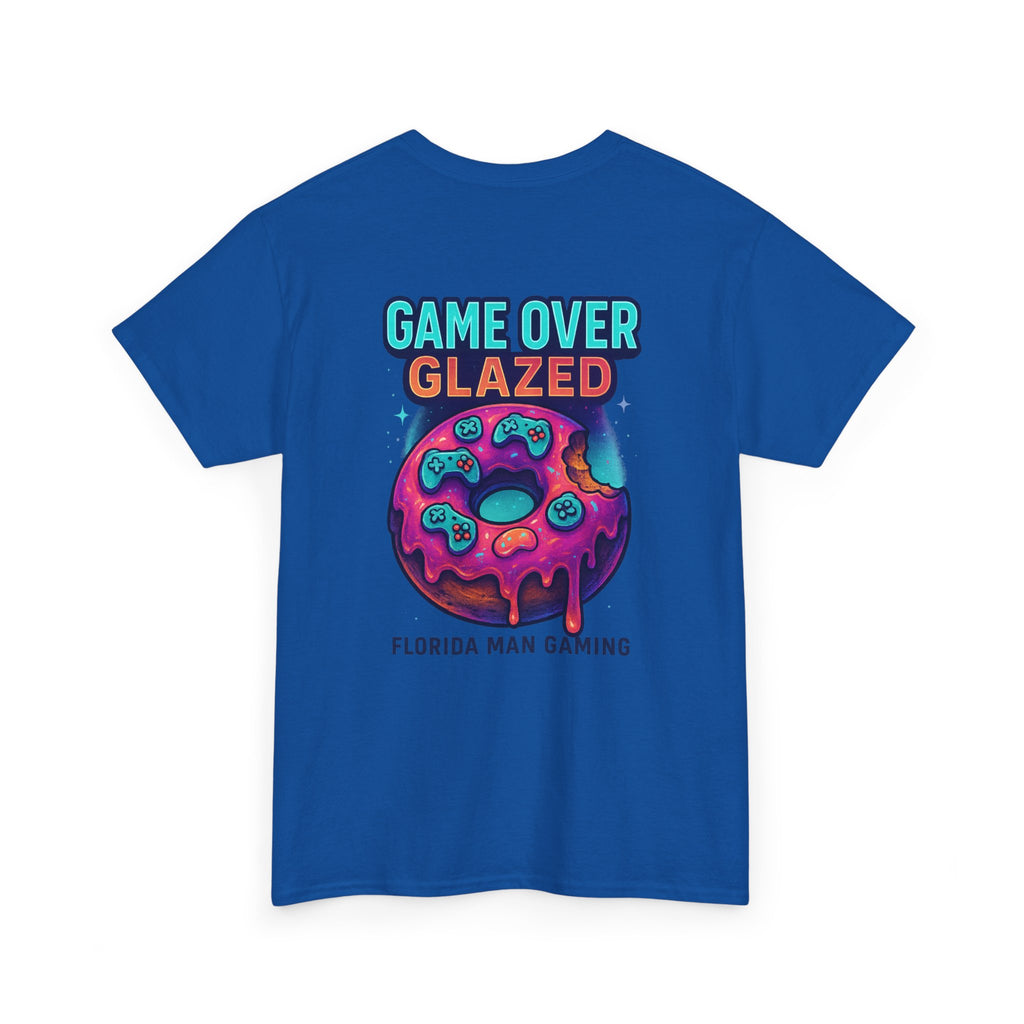 Gaming Graphic Tee for Retro Fun Lovers, Perfect for Gifts, Casual Wear, Gaming Events, Game Over Design