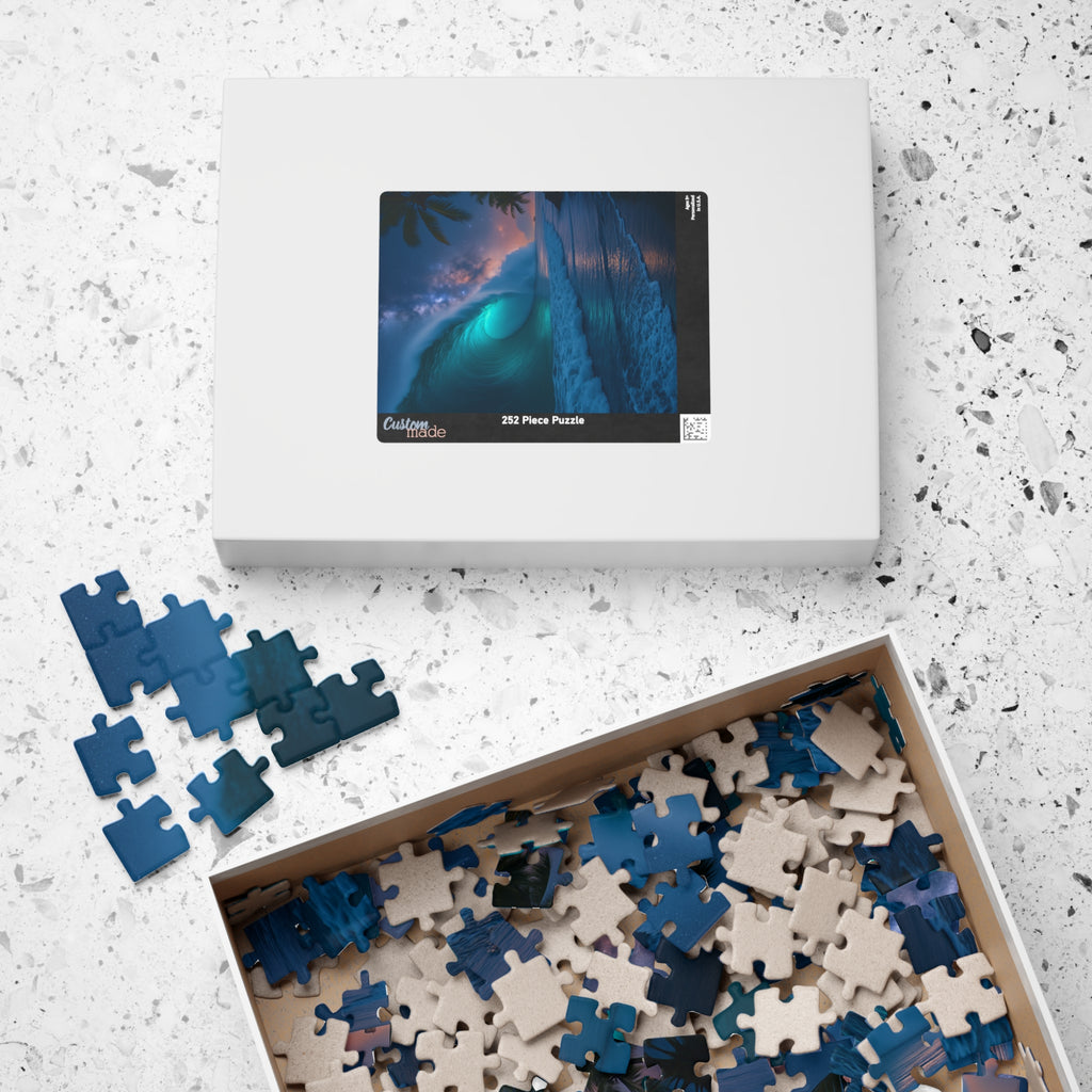 Stunning Ocean Wave Puzzle - 110 to 1014 Pieces, Perfect for Family Game Night, Gifts for Ocean Lovers, Relaxation Activity, Home Decor