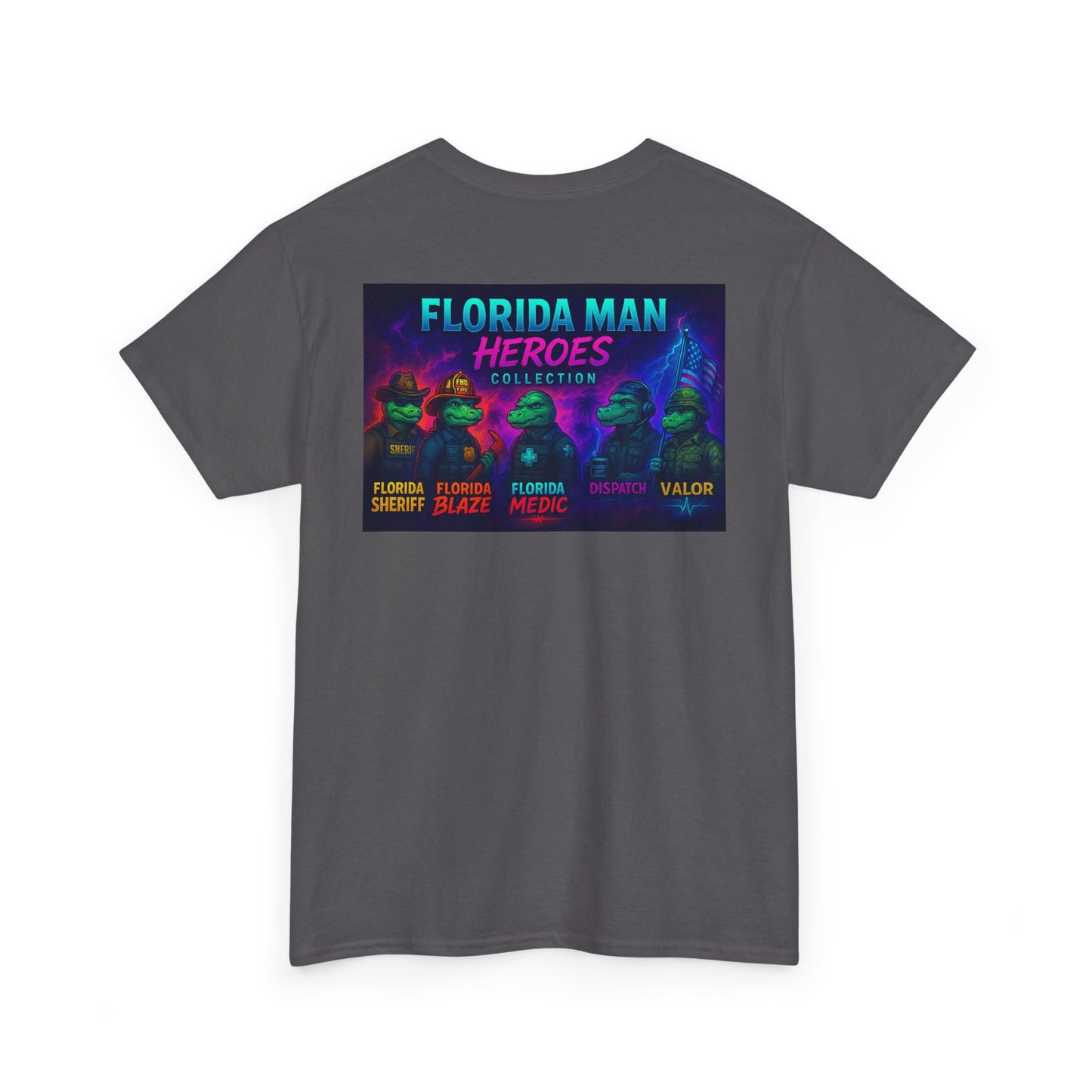 Florida Man Heroes Unisex Tee | Fun Graphic Shirt, Unique Gift, Florida Pride, Casual Style, Funny Tee