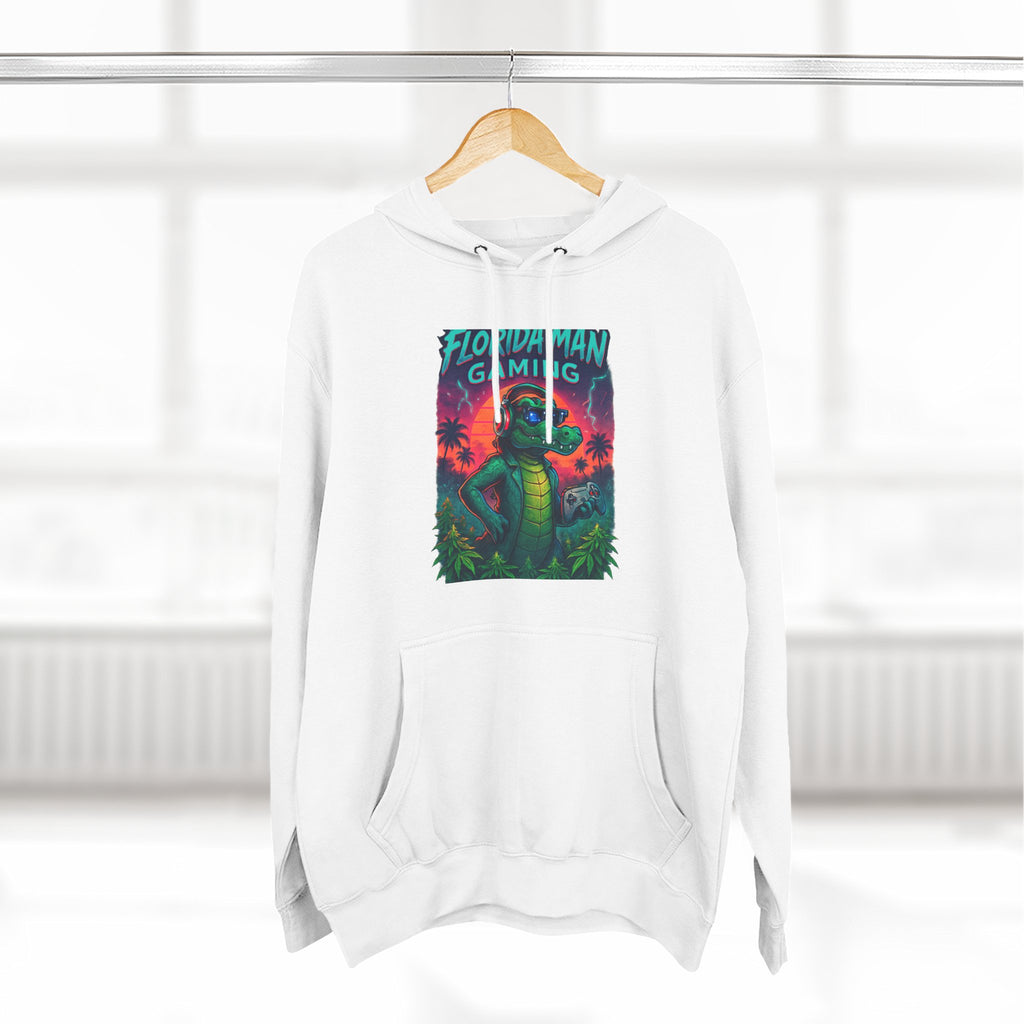 Gamer Fleece Hoodie - Cozy Dragon Design, Perfect for Gaming Sessions, Gifts for Gamers, Casual Wear, Fun Streetwear