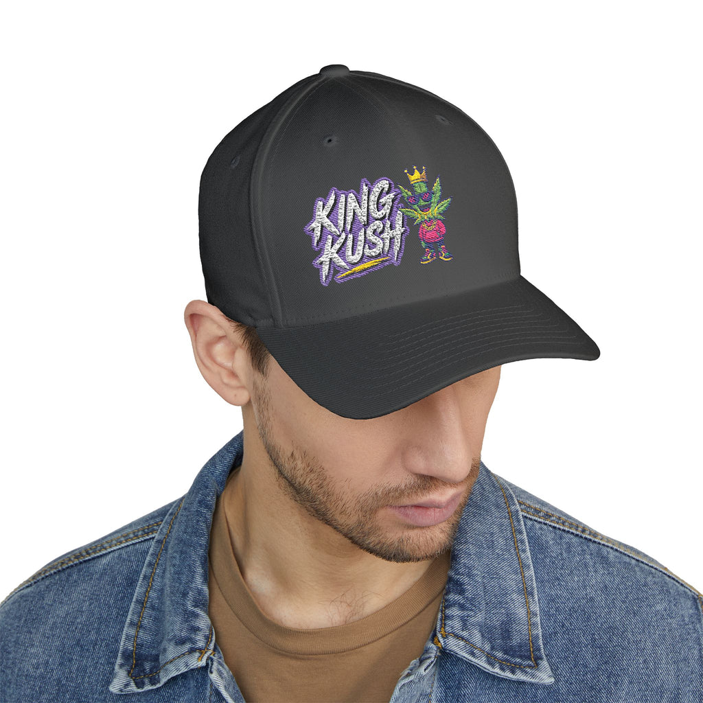 King Rush Embroidered Cap, Fun Gift for Gamers, Casual Streetwear, Fashion Accessories, Birthday Present, Outdoor Activities