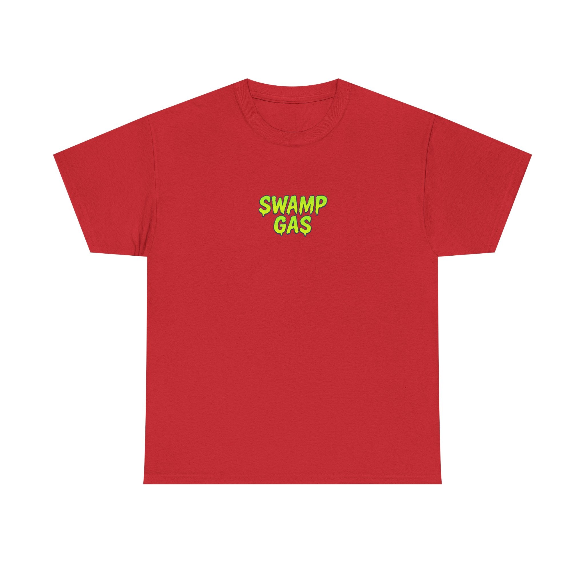 Swamp Gas Monster Unisex Tee, Fun Graphic Shirt, Gift for Monster Lovers, Casual Wear, Halloween Apparel, Youth and Adult Sizes